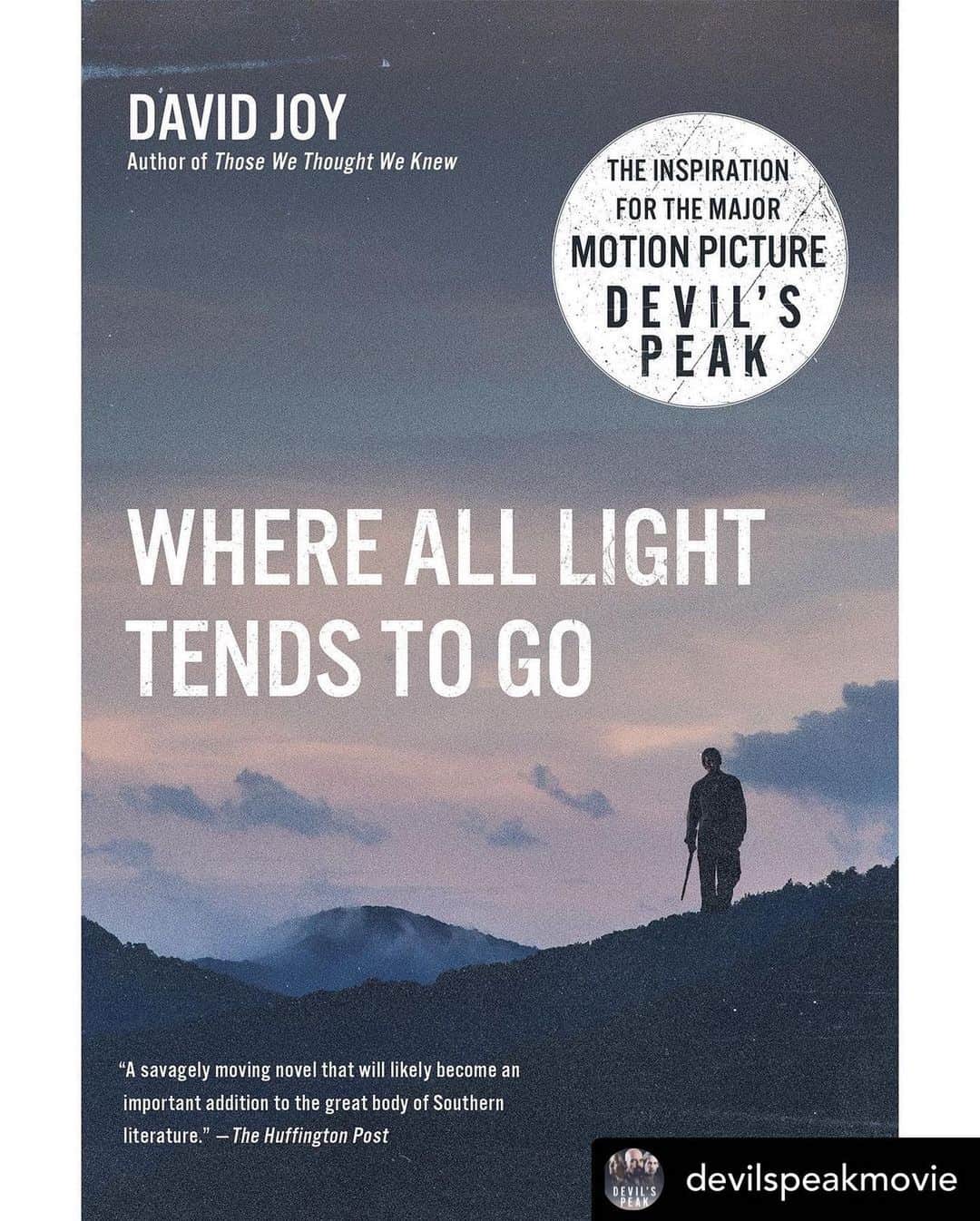 ロビン・ライトのインスタグラム：「Where All Light Tends to Go inspired Devil’s Peak @devilspeakmovie #devilspeak 🤍」