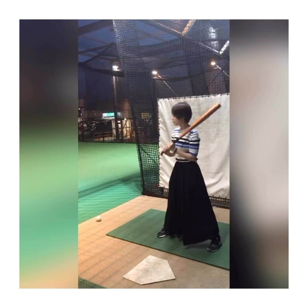向井藍のインスタグラム：「野球大好き⚾️」