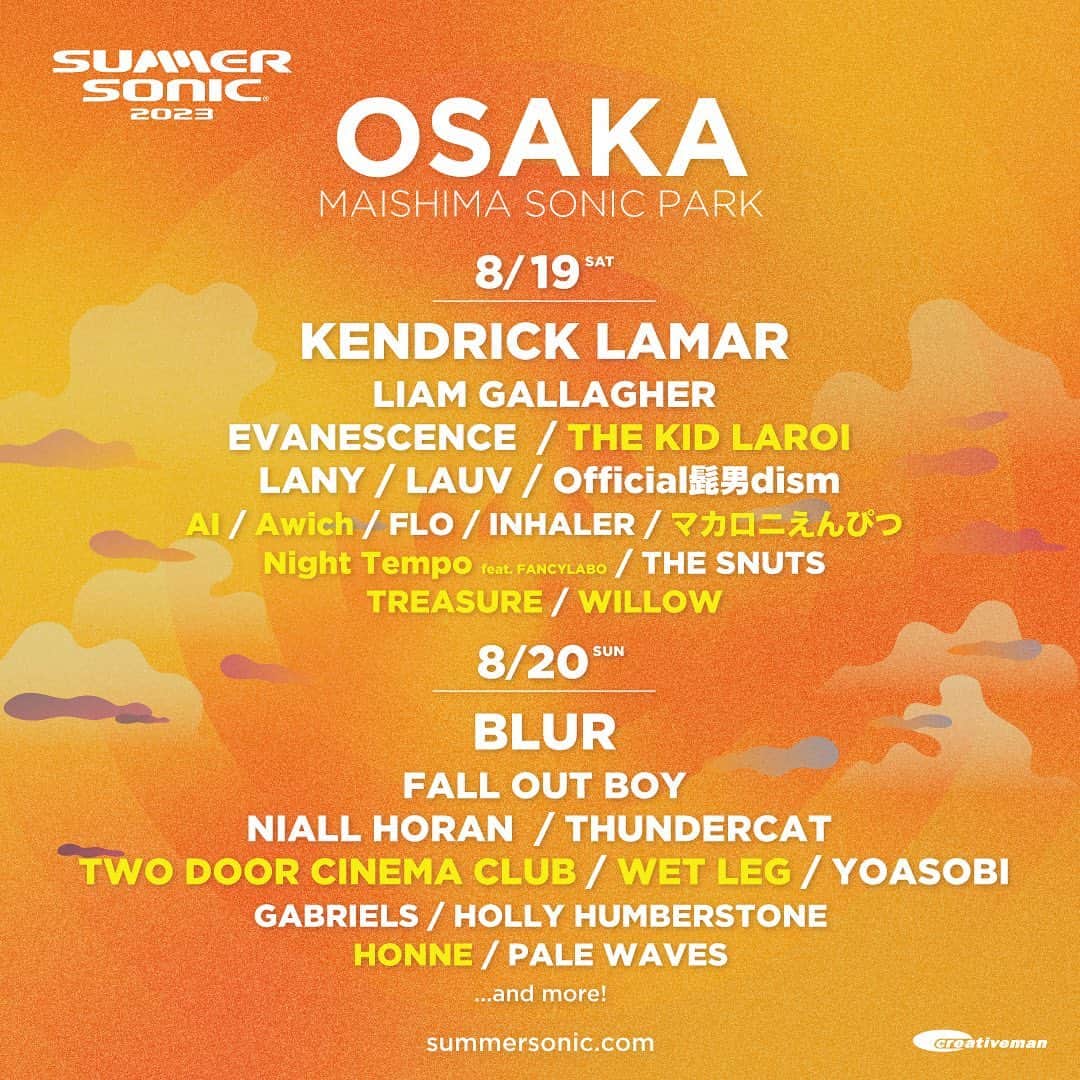AIのインスタグラム：「SUMMER SONIC🔥🔥🔥 サマソニ🔥🔥🔥  @creativeman_productions   #サマソニ  #AI #summersonic」