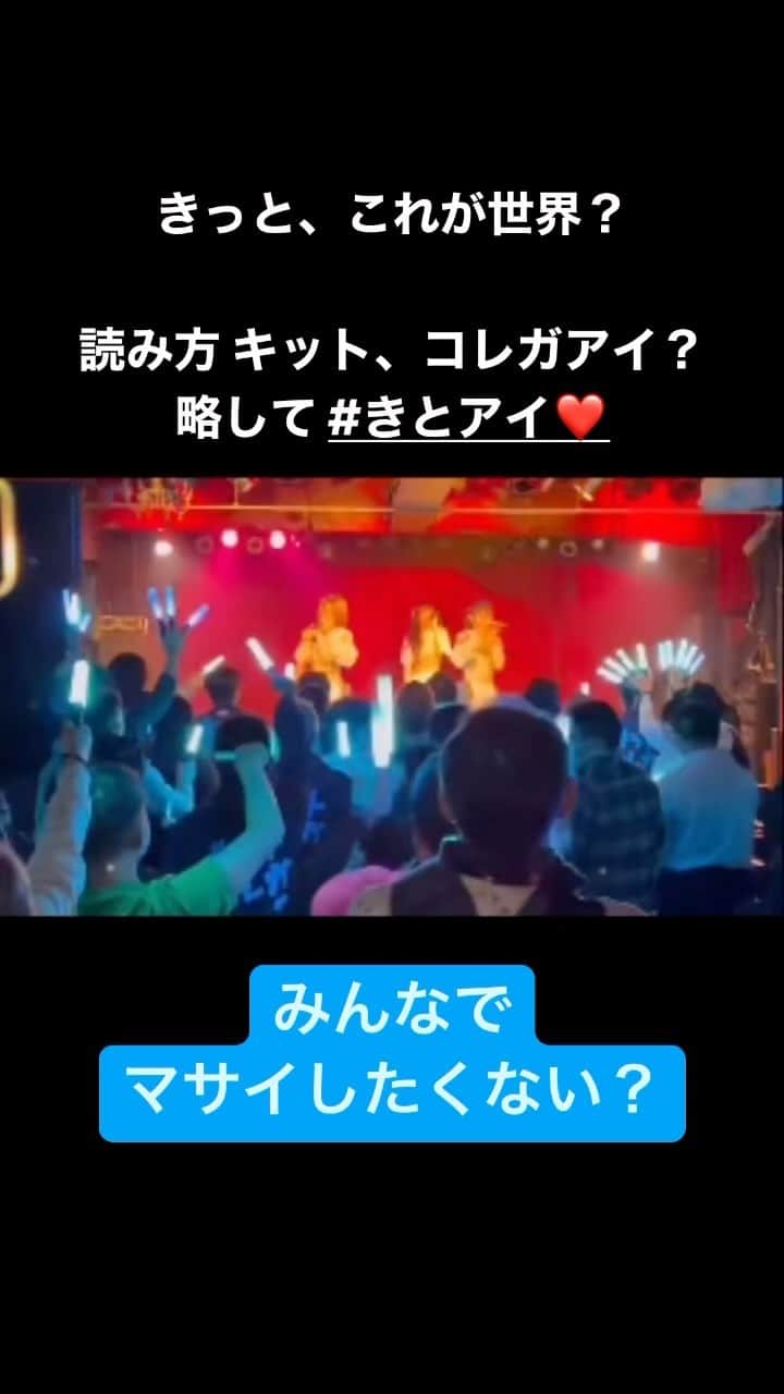 のインスタグラム：「きっと、これが世界？のライブめちゃくちゃ楽しいよ！しかも無料ワンマン沢山やってる！きとアイで検索！#きとアイ #アイドル #地下アイドル #推し探し #丸瀬こはる」