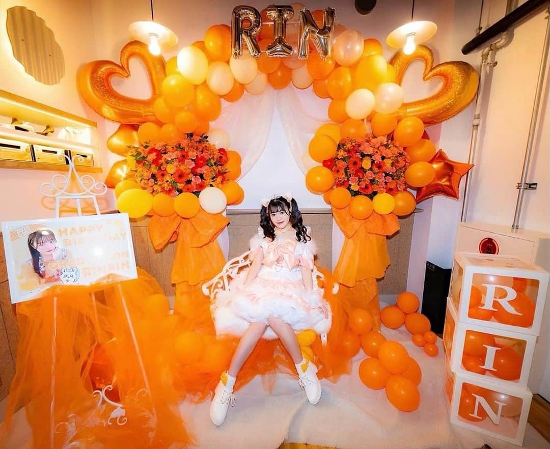 木咲りんのインスタグラム：「* ⋆ おれんじオレンジorange🦁🍊🧡 素敵な幸せ空間にしてくれてありがとう✩‧₊˚ ⋆ * #idol#cosplay#cosplaygirl#japaneseidol#japanesegirl#asiangirls#asianbeauty#アイドル#アイドルヘア#生誕衣装#コスプレ女子#生誕祭#乃木坂46#アイドルマスター#お姫様#コスプレ#コンカフェ嬢#アイドル衣装#地雷系女子#生誕#インスタグラビア#ツインテール#メイド#プリンセス#撮影会モデル#粉我#偶像#데이트#그녀#아이돌」