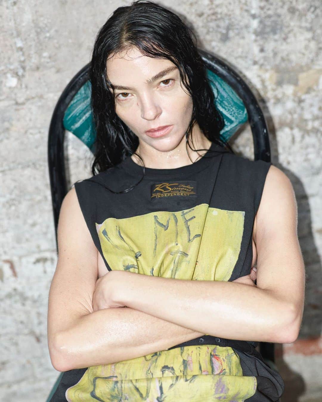 マリアカルラ・ボスコーノのインスタグラム：「@i_d S/S 2023 “The Timeless issue” 🤍🫧  In🫧 @rafsimons  @alastairmckimm @mario_sorrenti  @jonnylu  @tomojidai  #KanakoTakase @samuel_ellis @piergiorgio @dmcasting」