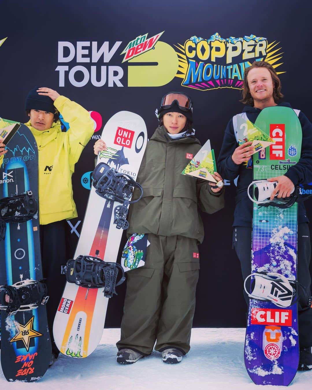 平野歩夢のインスタグラム：「🥇@dewtour」