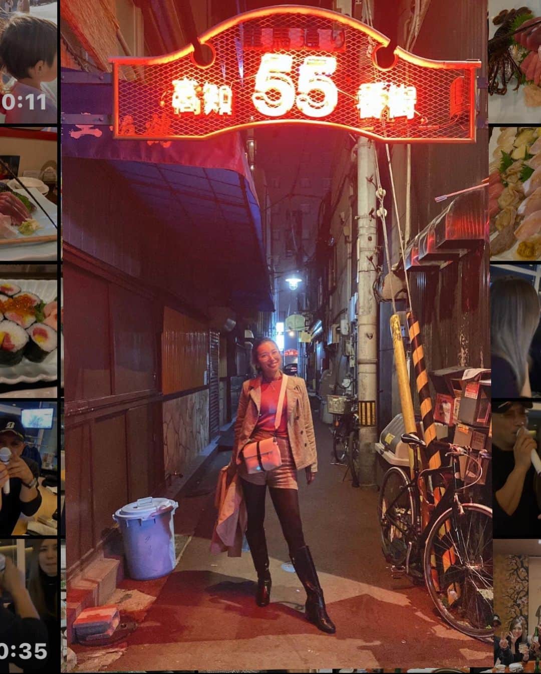 エマ中岡優姫のインスタグラム：「高知楽しかったぜよ！🤣 今回の出張は 愛媛→高知→徳島→香川と 四国を1周したよ🤗 この前の高知出張の時に 出会った優しさと面白さが 半端ないラブラブ夫婦と 高知Night楽しんだ🤣❤️ 本当いつも楽しませてくれて ありがとう💕 カラオケ採点ゲームを使って 『かぶ』ってゲームしたよ🤣 1回勝てた🤣（3枚目ww） サニ坊と一緒に過ごす時間 本当幸せだけど たまに友達とはしゃぐ時間も むちゃ楽しくて幸せでしたー💕 #出張 は全力で楽しむ #四国  #高知55番街」