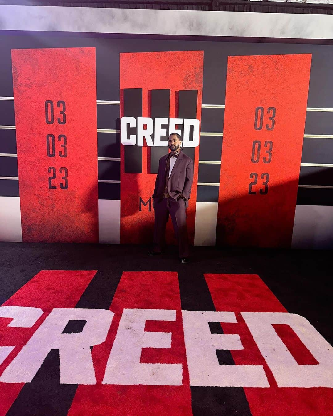 ビッグ・ショーンさんのインスタグラム写真 - (ビッグ・ショーンInstagram)「Congrats to my dawg @michaelbjordan and the whole team, yall went crazy on the new @creedmovie ! And love for puttin my verse in such a climactic part of the movie, we locked in 🔐🌍  #3 “Anthem” ft. @est.gee  on Creed 3 soundtrack」3月1日 11時55分 - bigsean