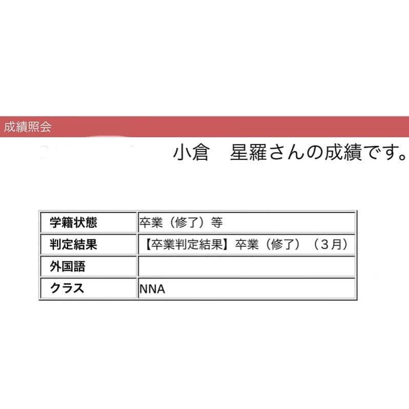 小倉星羅さんのインスタグラム写真 - (小倉星羅Instagram)「. 3月スタート🌸  今日、無事に大学院修士課程の修了判定がおりました。  2019年に千葉テレビ退職を期に、チャレンジした入試。  2020年に入学すると、コロナの影響でオンライン授業。  2021年はオリパラ延期で休学。  2022年にようやく対面で授業を受け、 学生生活を送ることができました。  アナウンサーだけではない、何かをみつけたい。  たった3年ですが、苦手なことに挑戦したからこそ、 2019年には想像していなかった今があります。  「やらずに後悔するなら、やってから後悔する」  少しだけ自分を褒めて、また前に進んでいきたいと思います。  #政治学修士 #早稲田大学大学院 #ジャーナリズム #社会人大学院生」3月1日 23時28分 - seira_ogura