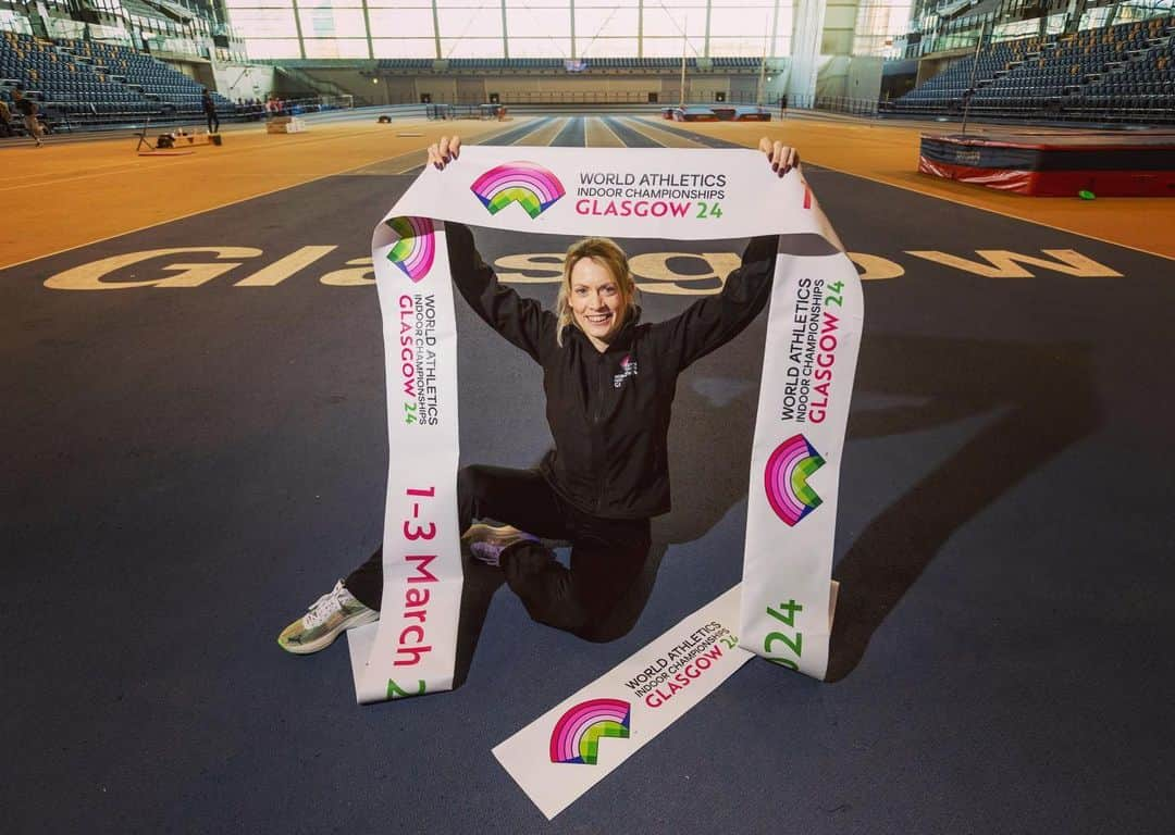 エイリー・チャイルドのインスタグラム：「Delighted to be an official ambassador for the World Indoor Athletics Championships which take place in Glasgow…one year from today! 🏴󠁧󠁢󠁳󠁣󠁴󠁿 #WICGlasgow24」