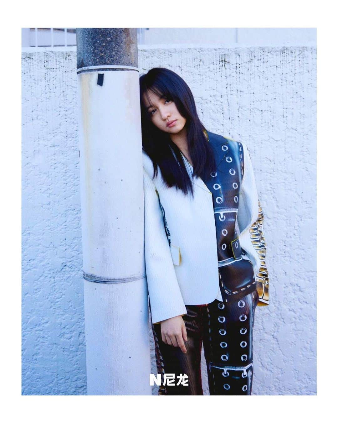 bungo tsuchiyaのインスタグラム：「my work @nylonchina  @koki  @louisvuitton  🤍🤍🤍」