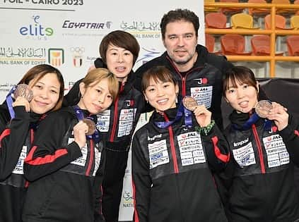 東晟良さんのインスタグラム写真 - (東晟良Instagram)「Cairo World Cup🇪🇬 👱🏻‍♀️🥉🥉🥉🥉 👨🏻‍🦱🥇🥇🥇🥇  🥳✨  ©︎日本フェンシング協会 📸 @augusto280766 /FIE  協会スポンサー #JAL #NISSAN #SLcreations #キンライサー #KOWA #やまや #長谷工グループ #三洋紙業 #KYOWA #鈴与グループ #propertyagent #共同カイテック #四代目菊川  個人スポンサー #ナイキ#nike #みらいオーナーズスタイル #GFA」3月1日 16時21分 - serafencing