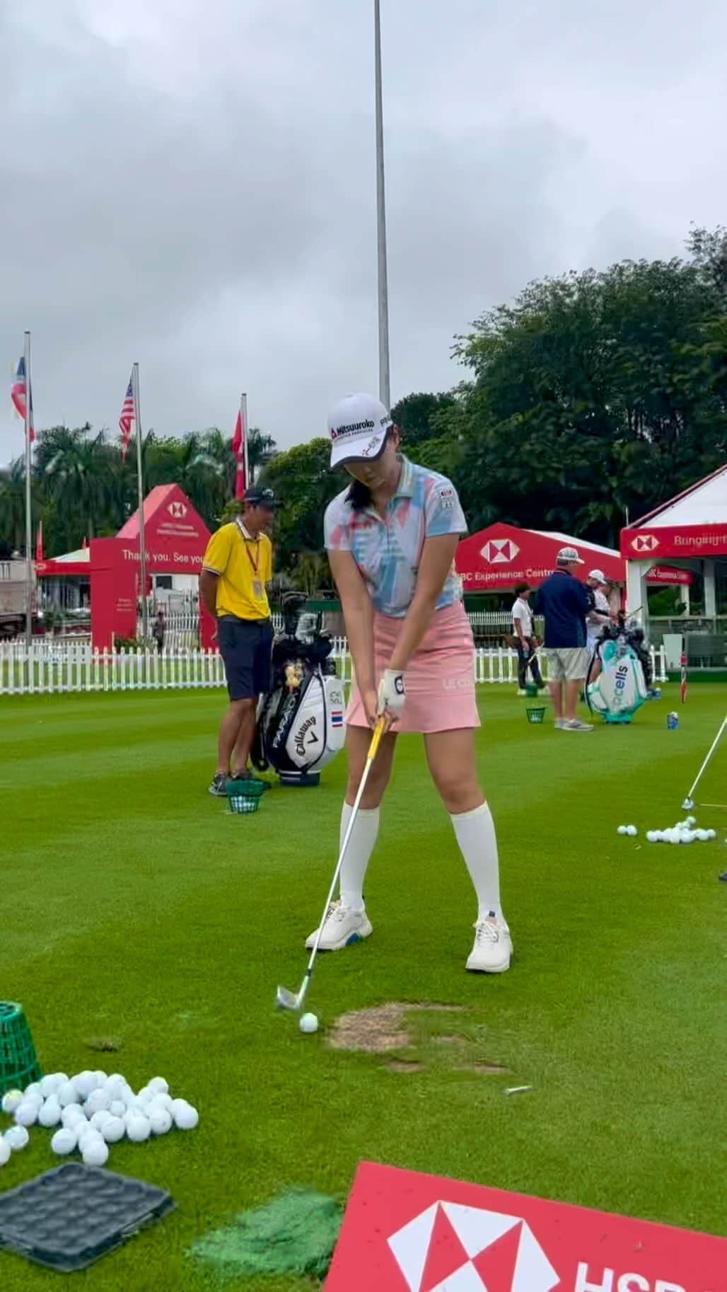 セキユウティンのインスタグラム：「🇸🇬 #hsbc #lpga」