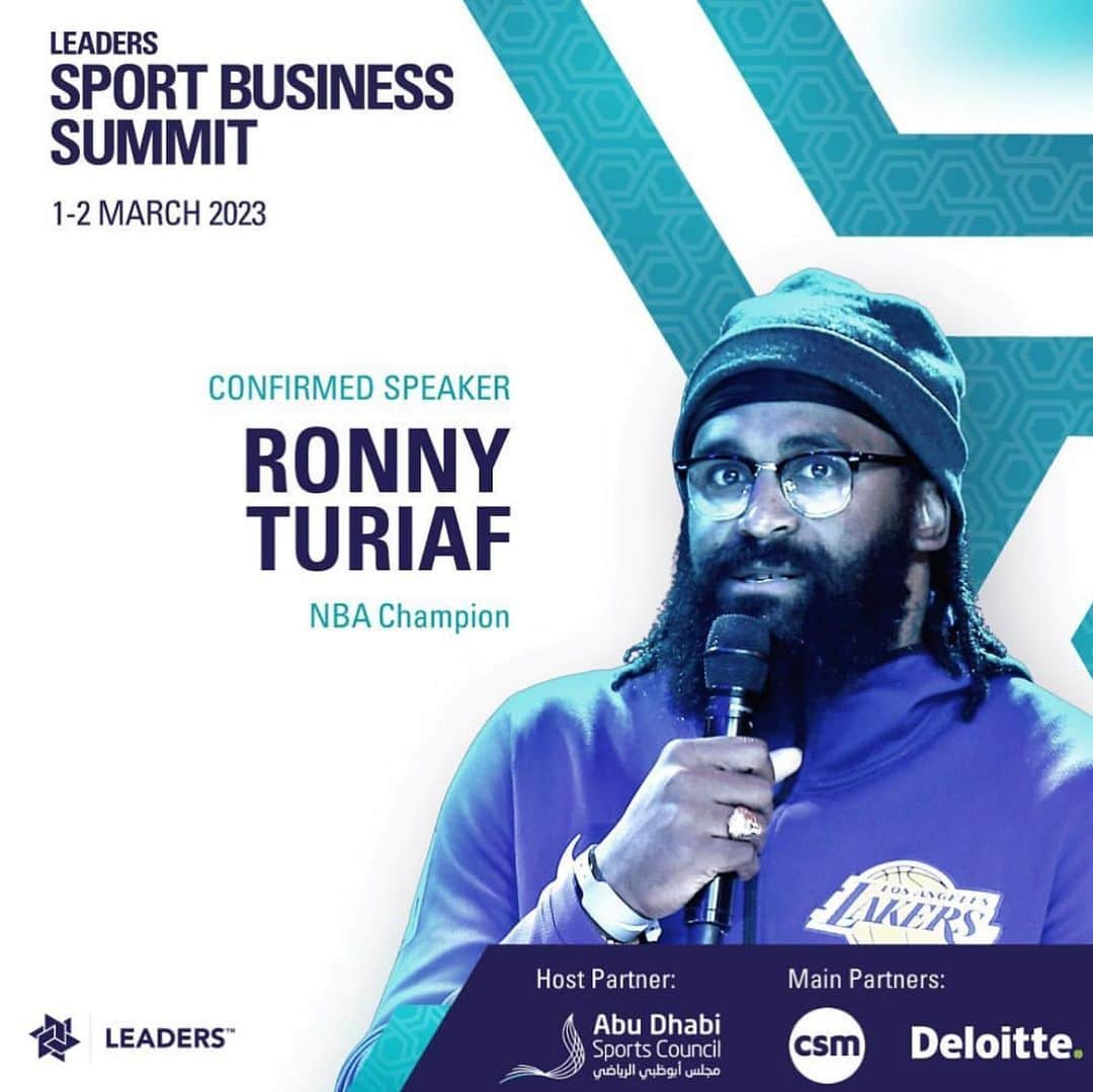 ルオル・デンさんのインスタグラム写真 - (ルオル・デンInstagram)「Re-post @ronnyturiaf   Thankful to have the opportunity to exchange today at the @leadersinsport_ business conference on the topic of the rise of the athlete as an influencer – how athletes are increasingly promoting their own personal stories via social media, how rights holders are increasingly using athlete-led content to engage with fans, and how fans – especially younger fans – are increasingly following their favourite athletes rather than their favourite sports or teams at Leaders Sport Business Summit in Abu Dhabi. I’ll be sharing the stage with Luol Deng,Two-Time NBA All Star; President, South Sudan Basketball Federation   And the Moderator: Benny Bonsu Director of Daily Content, Olympic Channel Services & IOC  Looking forward to this. With my brother @ronnyturiaf and sister @msbennybonsu ❤️🙏🏿.」3月1日 18時17分 - luoldeng9