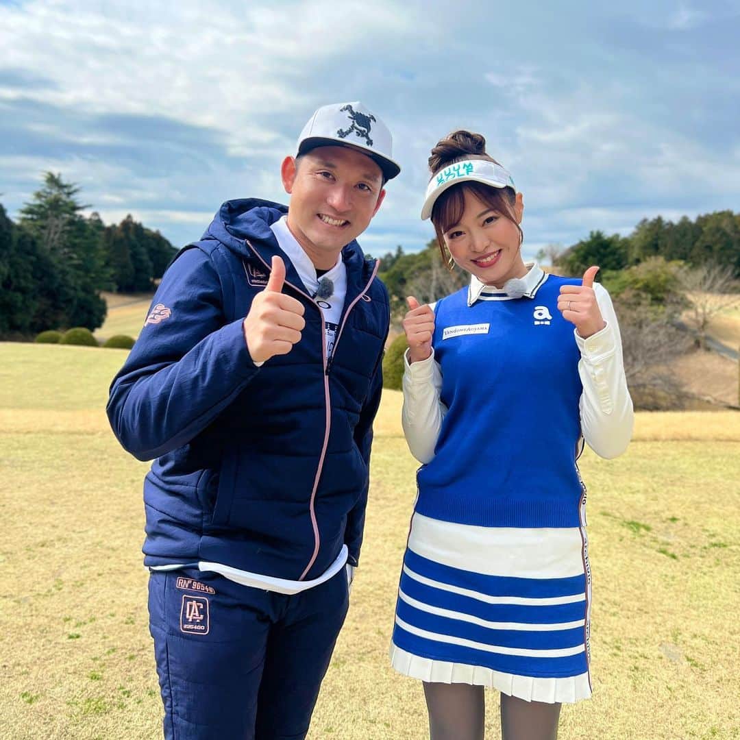 高橋としみのインスタグラム：「先日の撮影で⛳️✨ #杉谷拳士　さんとご一緒しました！ お正月番組のスポーツ王や 酒のつまみになる話をみてたから、 お会いできて嬉しかったー✨✨ 本当にテレビのまんま気さくで面白い方でした😆  他にも豪華なゲストがたくさん！ とても楽しい動画になってますので、 アップされたらお知らせします⛳️  ウェア　@archivio.official  #ゴルフ#ゴルフ女子#高橋としみ#uuumgolf #golf#アルチビオ#大千葉カントリー倶楽部 #ゴルフウェア#ゴルフコーデ#ゴルフ好きと繋がりたい」