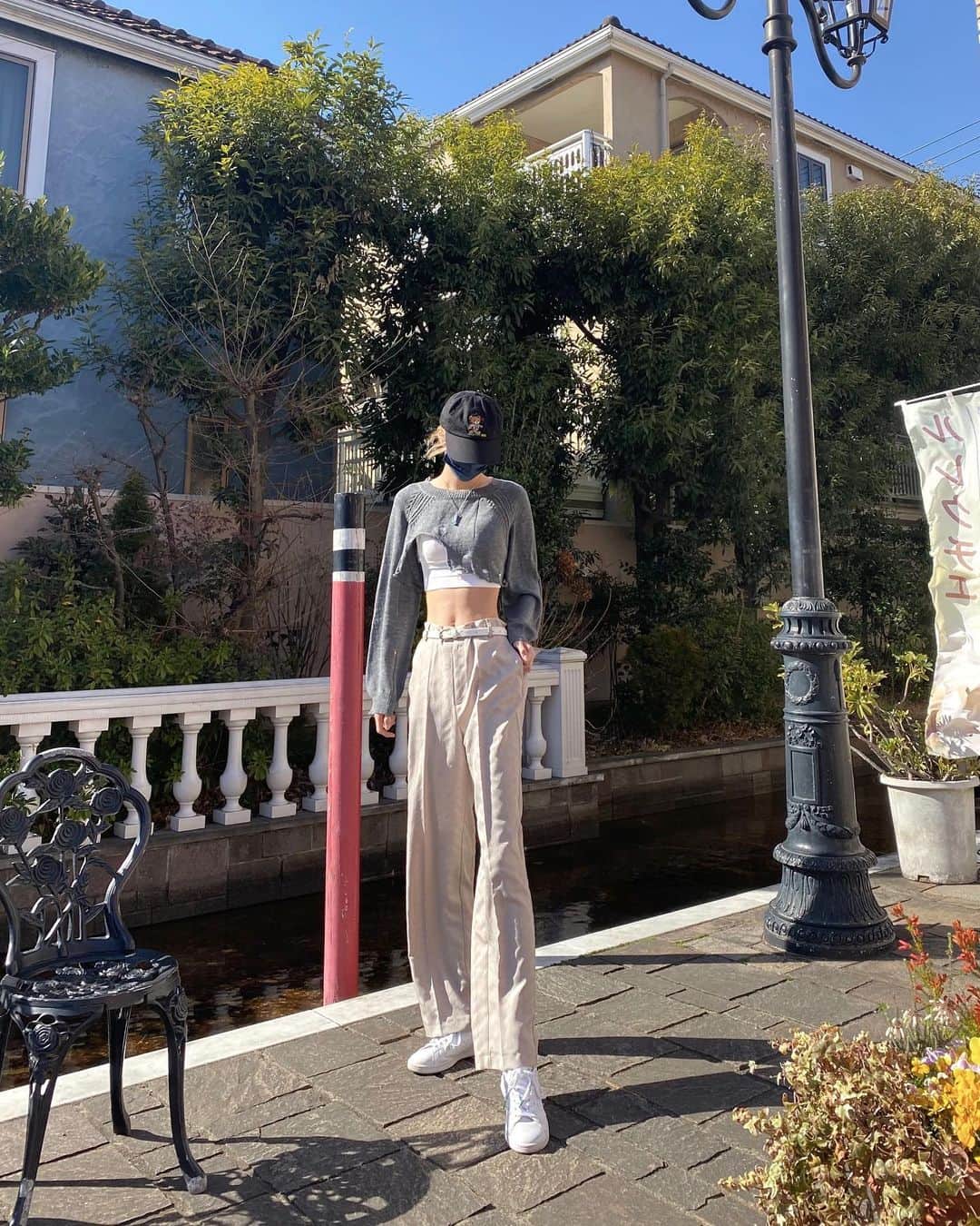 夏目璃乃のインスタグラム：「徐々に春服になってきてるんるん‪‪☺︎‬」