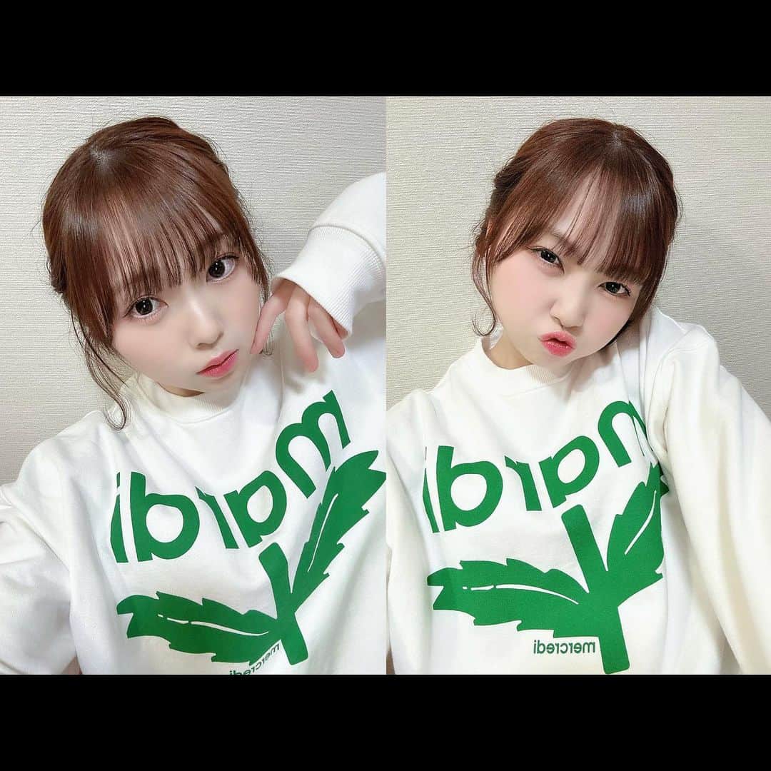 山内祐奈のインスタグラム：「😮🌱😚 今日から3月🫧🫧　 このシリーズのトレーナーお気に入り🐈‍⬛ #3月　 #トレーナー #ゆなすたぐらむ❤︎」