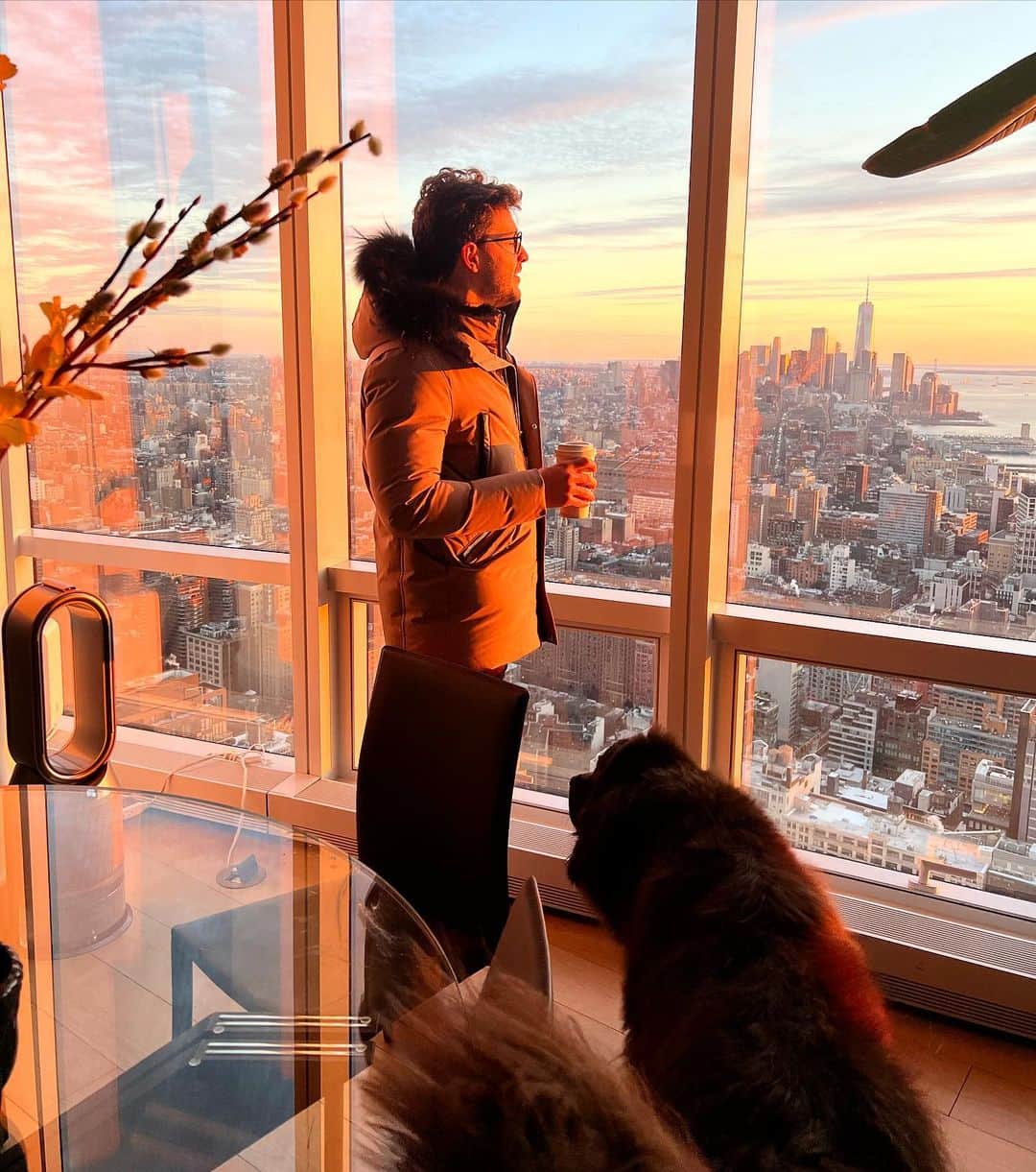 ドクター・マイクのインスタグラム：「The Newf & I ready to take on any challenge that comes our way 🐻❤️ @thebearpup #newf」