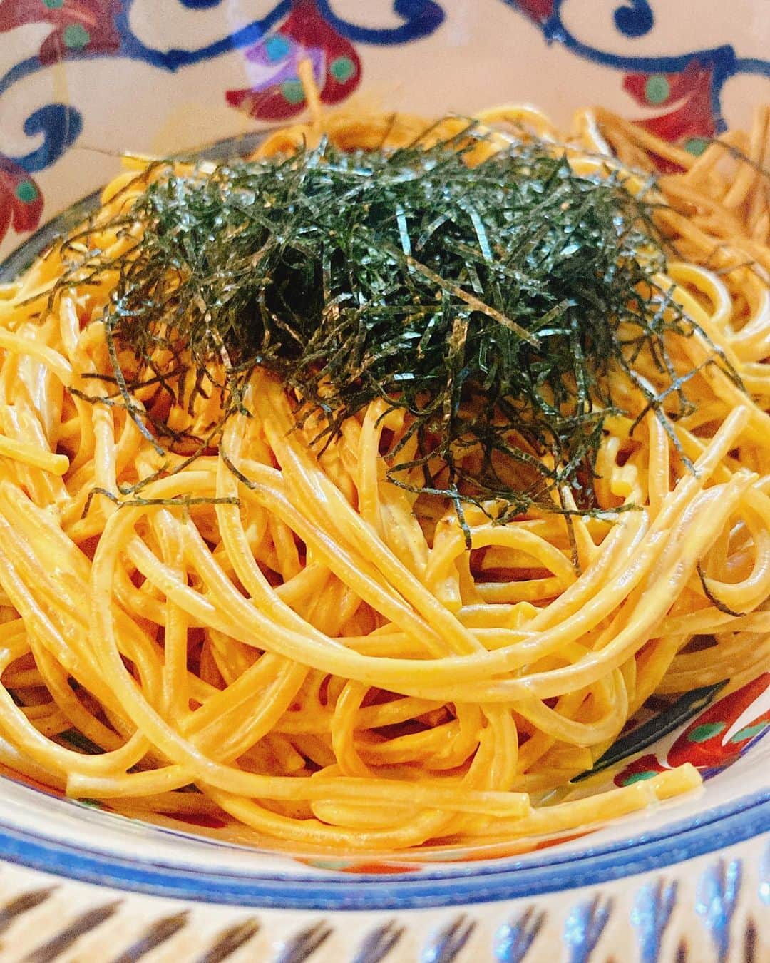 のインスタグラム：「ゴージャス雲丹パスタ……と見せかけたウニのようなビヨンド豆腐パスタ！　もう雲丹の味など忘れた……」