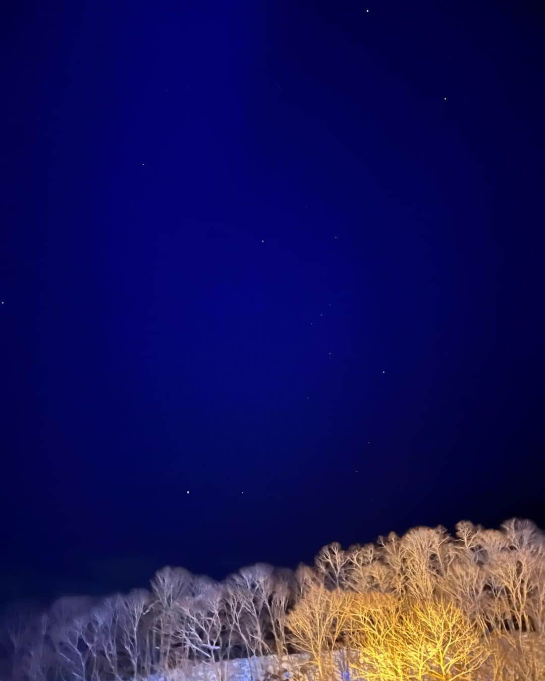 Rika Sasaki JPNのインスタグラム：「支笏湖に行った時の星✨ 綺麗だった🥹✨🌙」