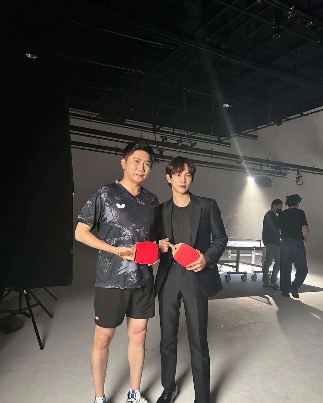 イム・シワンさんのインスタグラム写真 - (イム・シワンInstagram)「with @seungminryu_oly 유승민 회장님 2024 부산 세계탁구 선수권 대회 🏓」3月2日 18時57分 - yim_siwang