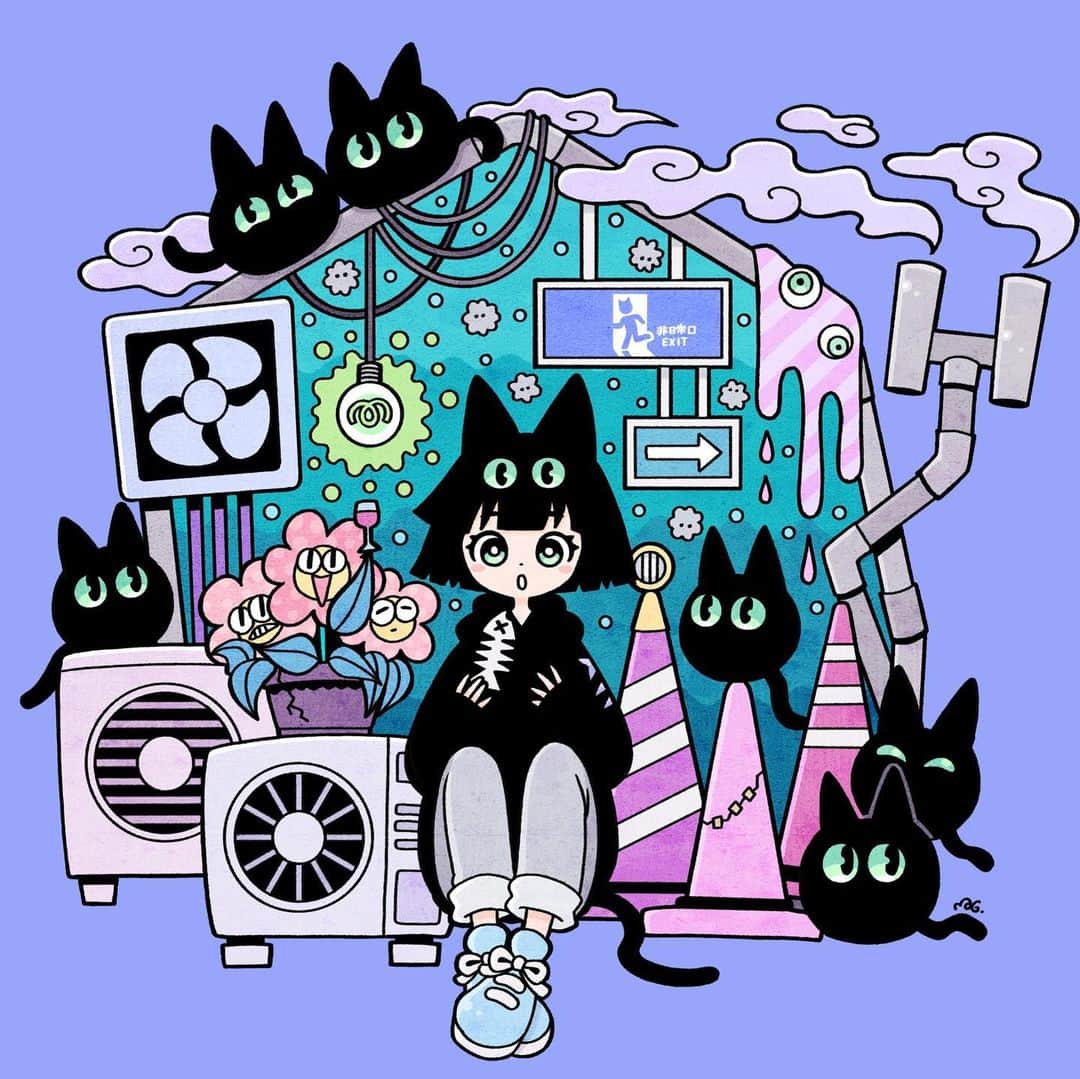 北極まぐさんのインスタグラム写真 - (北極まぐInstagram)「ひみつの場所/The Secret Place  #illustration #artwork」3月2日 21時04分 - garouma