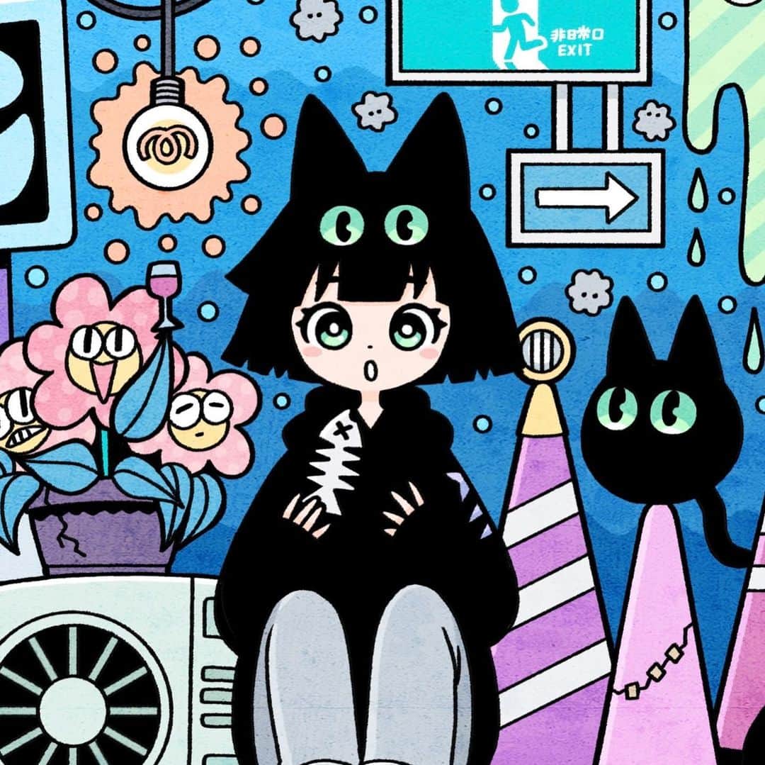 北極まぐさんのインスタグラム写真 - (北極まぐInstagram)「ひみつの場所/The Secret Place  #illustration #artwork」3月2日 21時04分 - garouma