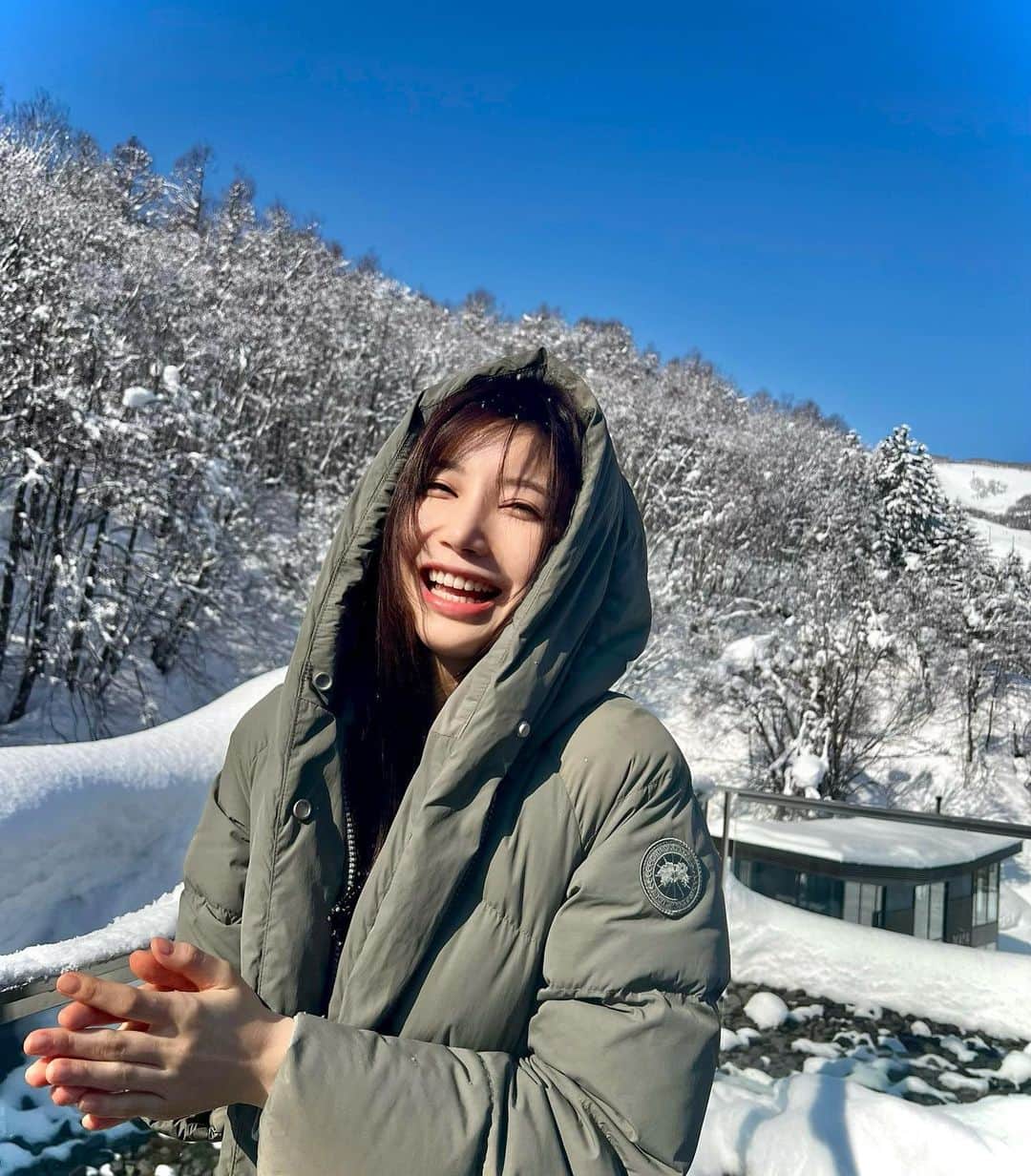 のインスタグラム：「❄️❄️❄️💕  #小倉ゆうか #スノボ #ニセコ」