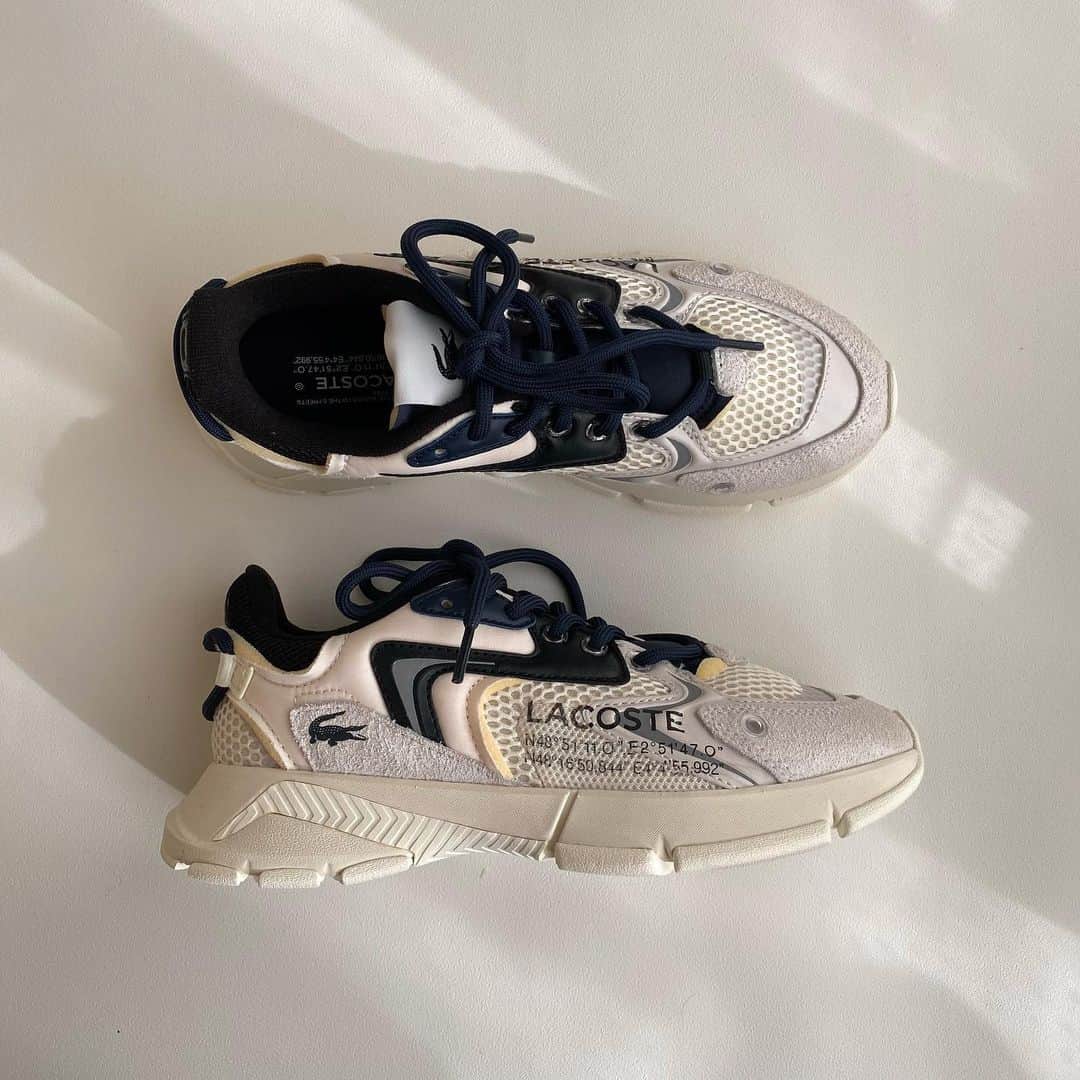 のインスタグラム：「一目惚れ♡  #lacoste#ラコステ#スニーカー」