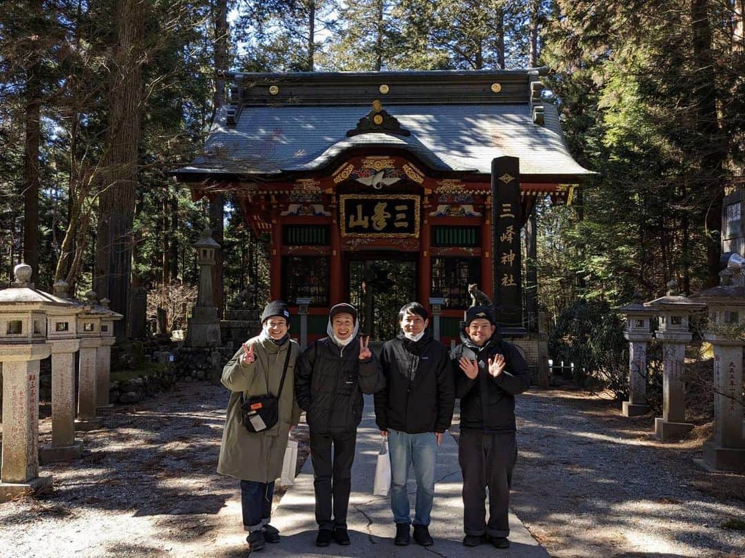 多田智佑のインスタグラム：「先日の三峰神社 今年も無事に行けました！ 清々しいです、ありがとうございます！」