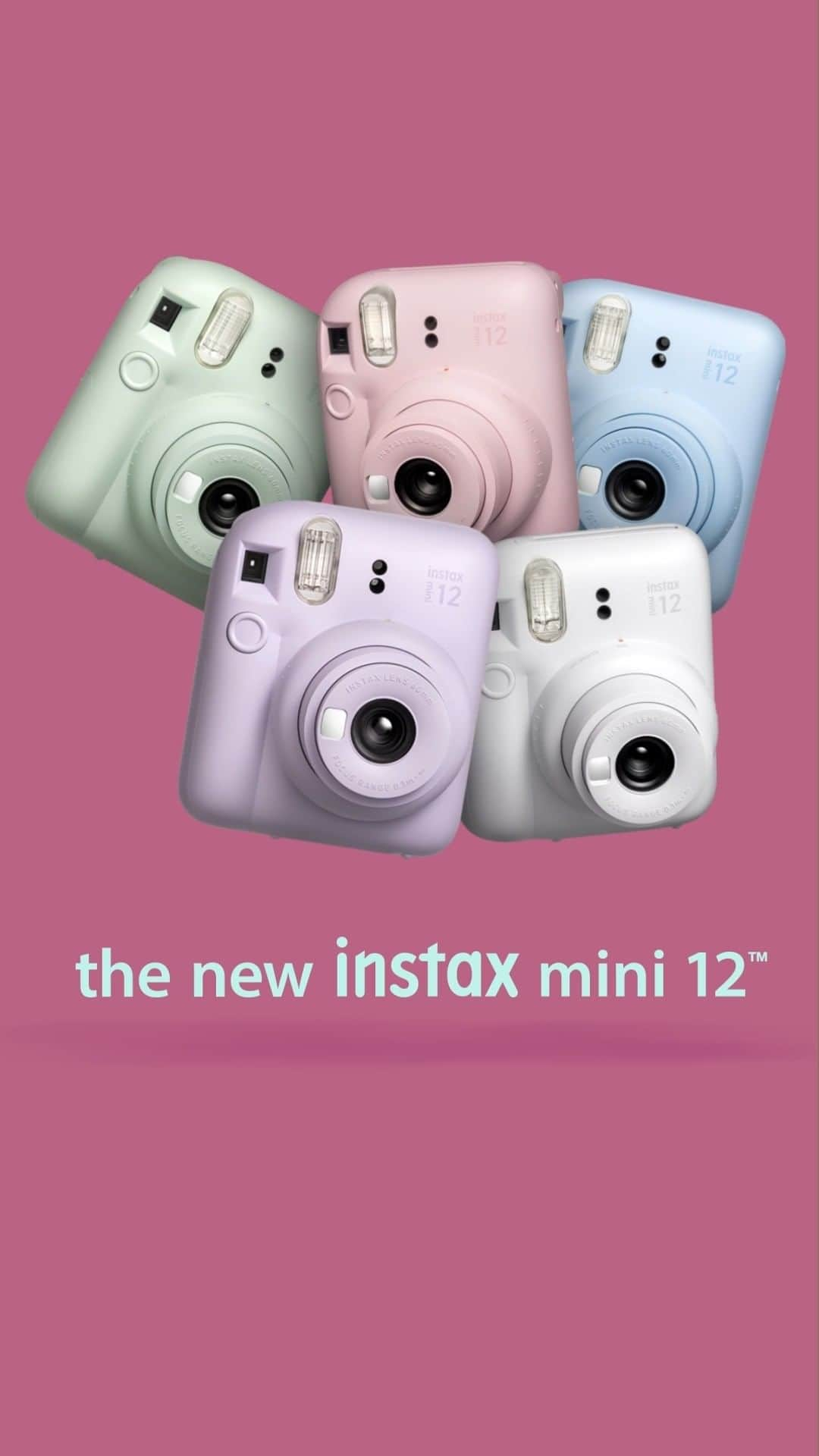 Fujifilm Instax North Americaのインスタグラム：「Fill Your World with JOY  Our new INSTAX mini 12 camera design is giving ✨inflatable✨energy and we are here for it!! #FillYourWorldWithJoy #DontJustTakeGive #instax #mini12」