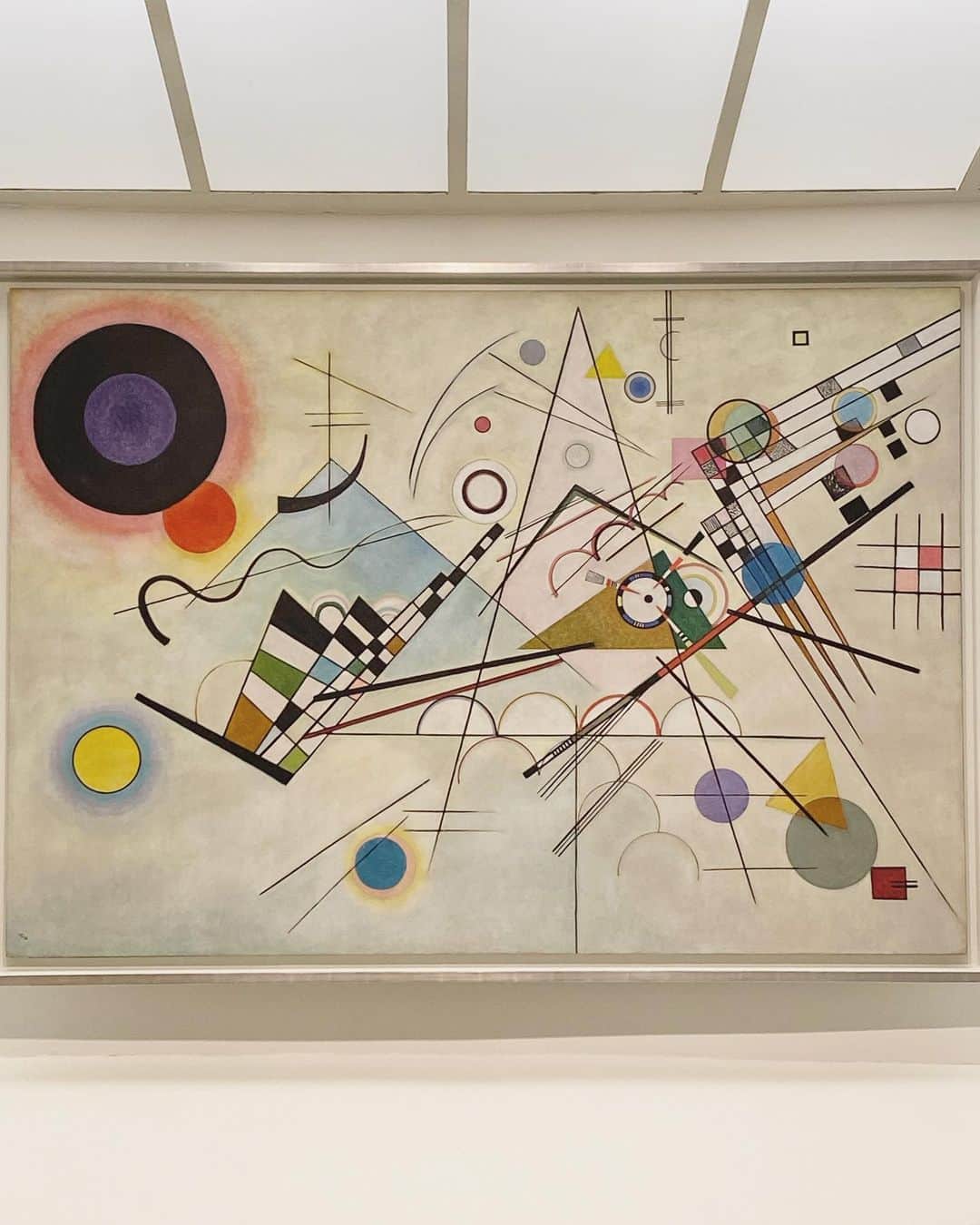 ピエトロ・ボセリのインスタグラム：「Tbt one year ago today, in Nyc. The highlight was the Kandinsky exhibition at the Guggenheim.」