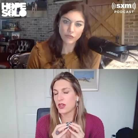 ホープ・ソロのインスタグラム：「New episode of HOPE SOLO SPEAKS! I was thrilled to have on @FIFPRO senior legal counsel Alexandra Gómez Bruinewoud to talk about fighting for athletes’ rights, @sarahbjork90’s landmark maternity case and where we go from here. <Link in bio>」