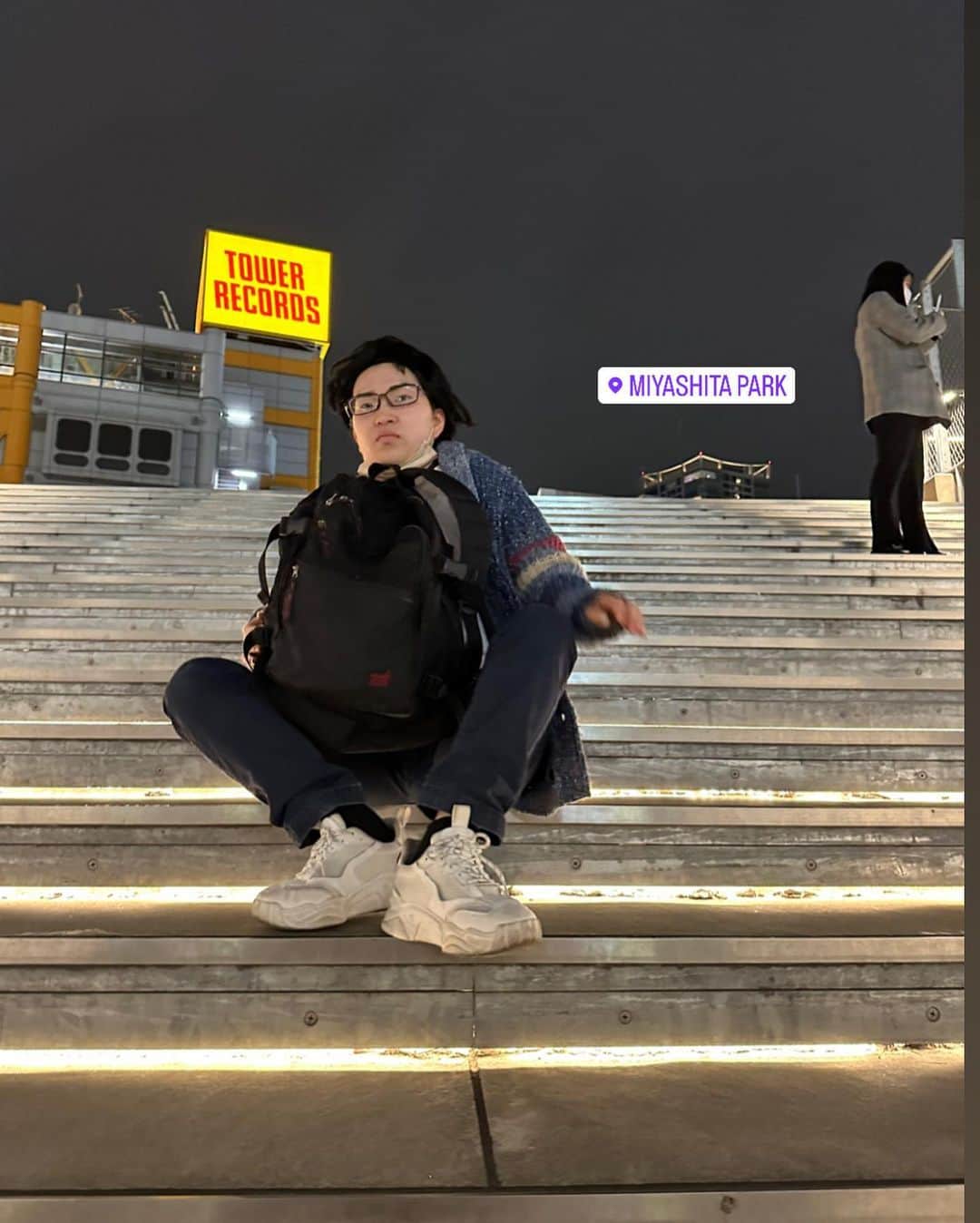 吉田いをんのインスタグラム：「miyashitapark🚭  #韓国#吉田いよひろ#TGC」