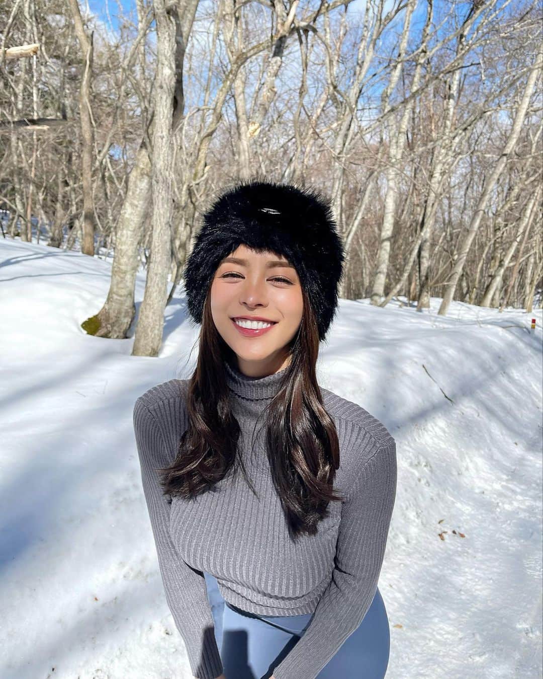 大柳麻友のインスタグラム：「⁡ ⁡ Goodbye Winter,  ⁡ Hello Spring ⁡ ⁡ ❄️⛄️❄️⛄️❄️ ⁡ ⁡  #winter #snow #instagood」