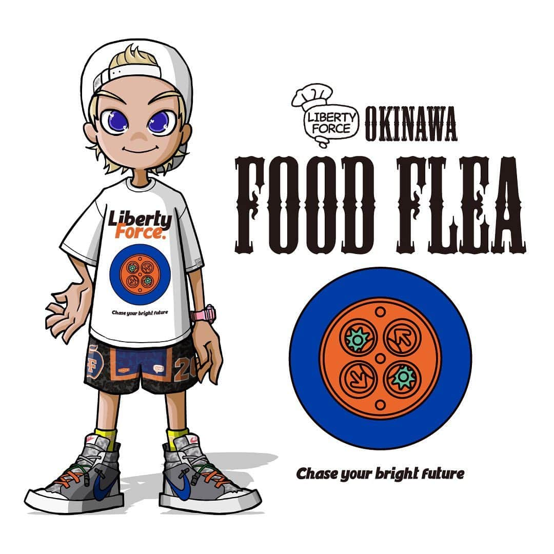 照屋 健太郎のインスタグラム：「3.12sun Okinawa Food Flea ⚓️  3月12日(日)、沖縄の食のイベント【沖縄フードフレア】に LIBERTY FORCEで初出店します🔥 会場ではLIBERTY FORCE春夏新作を一部先行販売‼️  今回、食のイベントに出店ということで、僕が以前インスタライブに出演させて頂いた、ワインのブランド【ビコーズワイン】さんと一緒にブースを構え、全10種類のワインの無料試飲を行います。お好きなワインはご注文も頂けます🍷  当日は僕もワインを飲みながら、お客様と乾杯して楽しい日曜日を過ごしたいなと思っています☀️  沖縄フードフレアは、昨年よりスタッフTEEシャツのデザインも担当させて頂き、沖縄に帰ってきた頃からずっと家族で大好きなイベント🙏今回LIBERTY FORCEで初出店できることをとても嬉しく思います‼️  入場無料のイベント。タイミングが合う方は是非ご来場ください！乾杯しましょう😊🙌🙌🙌  ニニニニニニニニニニニニニニニニニ OKINAWA FOOD FLEA 2023.3.12 (Sun.) 12:00-18:00 宜野湾マリーナ／ At Ginowan Marina 入場無料/Entrance Free ニニニニニニニニニニニニニニニニニ  #LIBERTYFORCE #CHASEYOURBRIGHTFUTURE #世界から注目される沖縄へ」