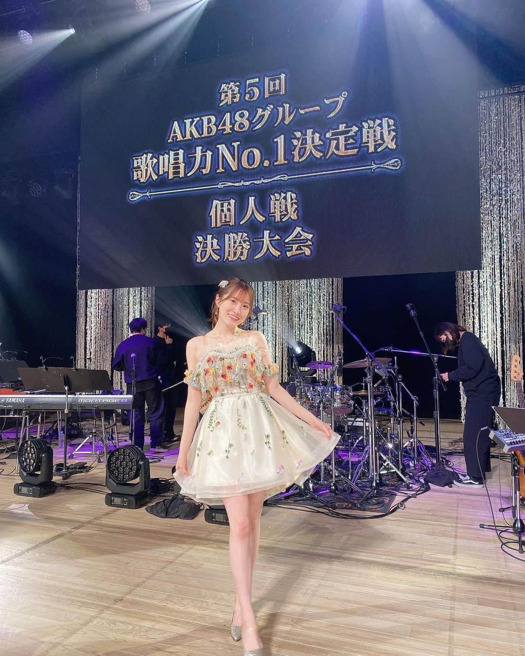 坂本 愛玲菜のインスタグラム：「去年の自分に勝ちたくて「僕のこと」歌いました 5回目の歌唱力。もうみんなすごい。私もすごい。頑張った☺️ありがとうございました！！ #akb48歌唱力no1決定戦」