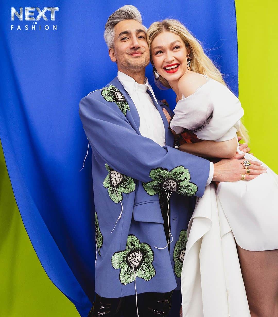 ジジ・ハディッドのインスタグラム：「NEXT IN FASHION Season 2 is NOW on @netflix !!!  We hope you love it 💚」