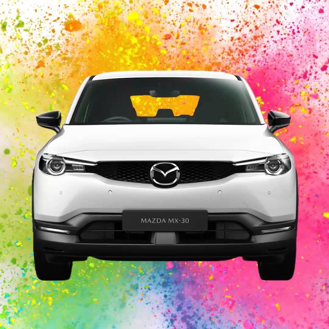 MAZDA Canadaのインスタグラム：「May every journey spark happiness and every drive bring you joy. Wishing a burst of bloom and colour to all those celebrating Holi. #HappyHoli, Canada. ​ #MazdaCanada​ ​🔴​ Que chaque trajet soit source de bonheur et que chaque conduite vous apporte la joie. Nous souhaitons une explosion de fleurs et de couleurs à tous ceux et celles qui célèbrent la Holi. #JoyeuseHoli, Canada.」