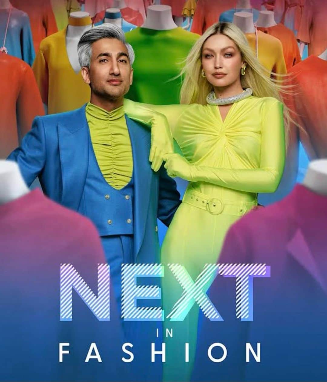 ヨランダ・ハディッドのインスタグラム：「❤️Congratulations my love @gigihadid it was so beautiful to see how much joy and happiness this project brought you. I am excited for the world to see it as well, today available on @netflix  i am binge watching this weekend 😜 #nextinfashion #gigihadid #netflix」