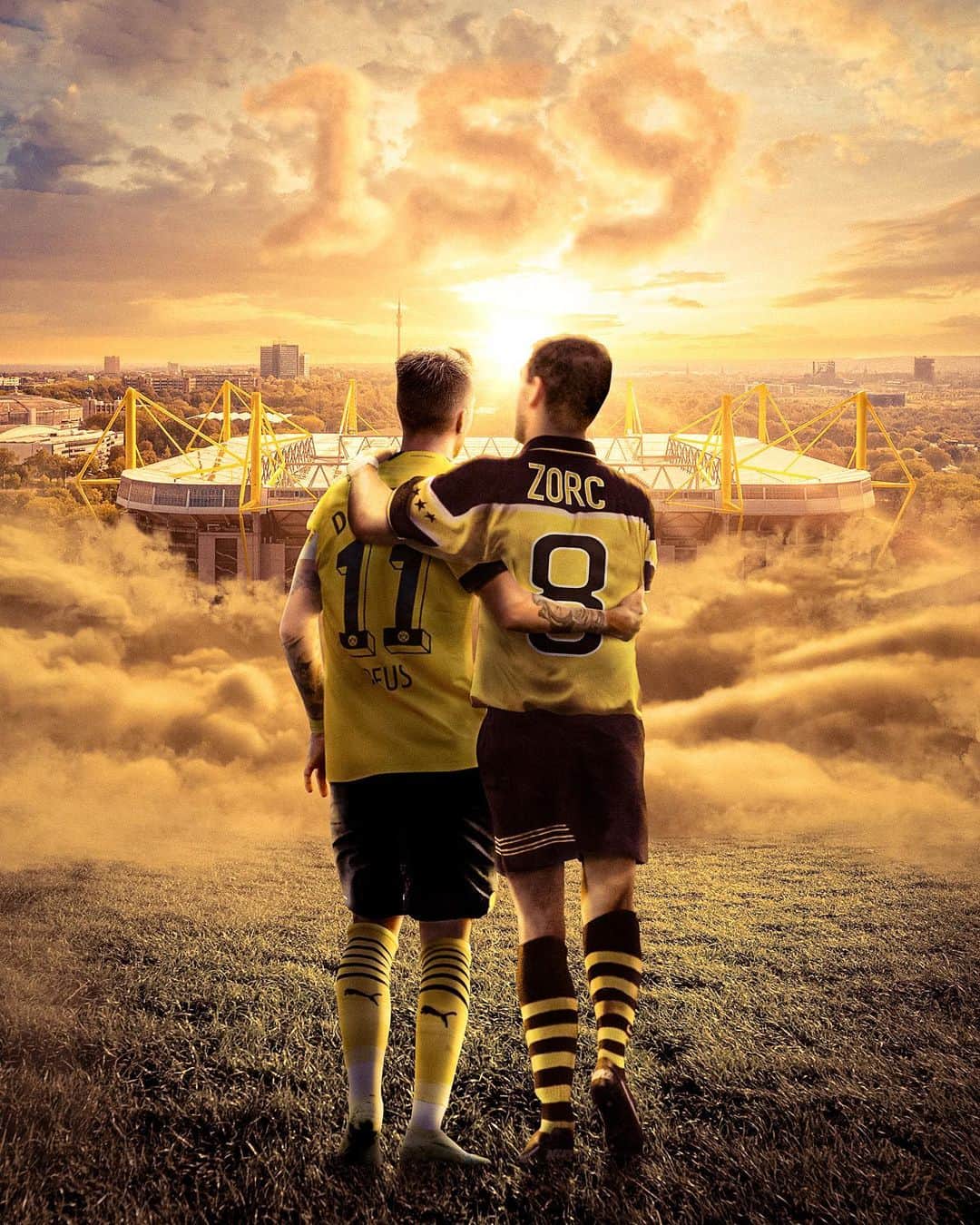 のインスタグラム：「159 goals. For our club, for our city. 💛」