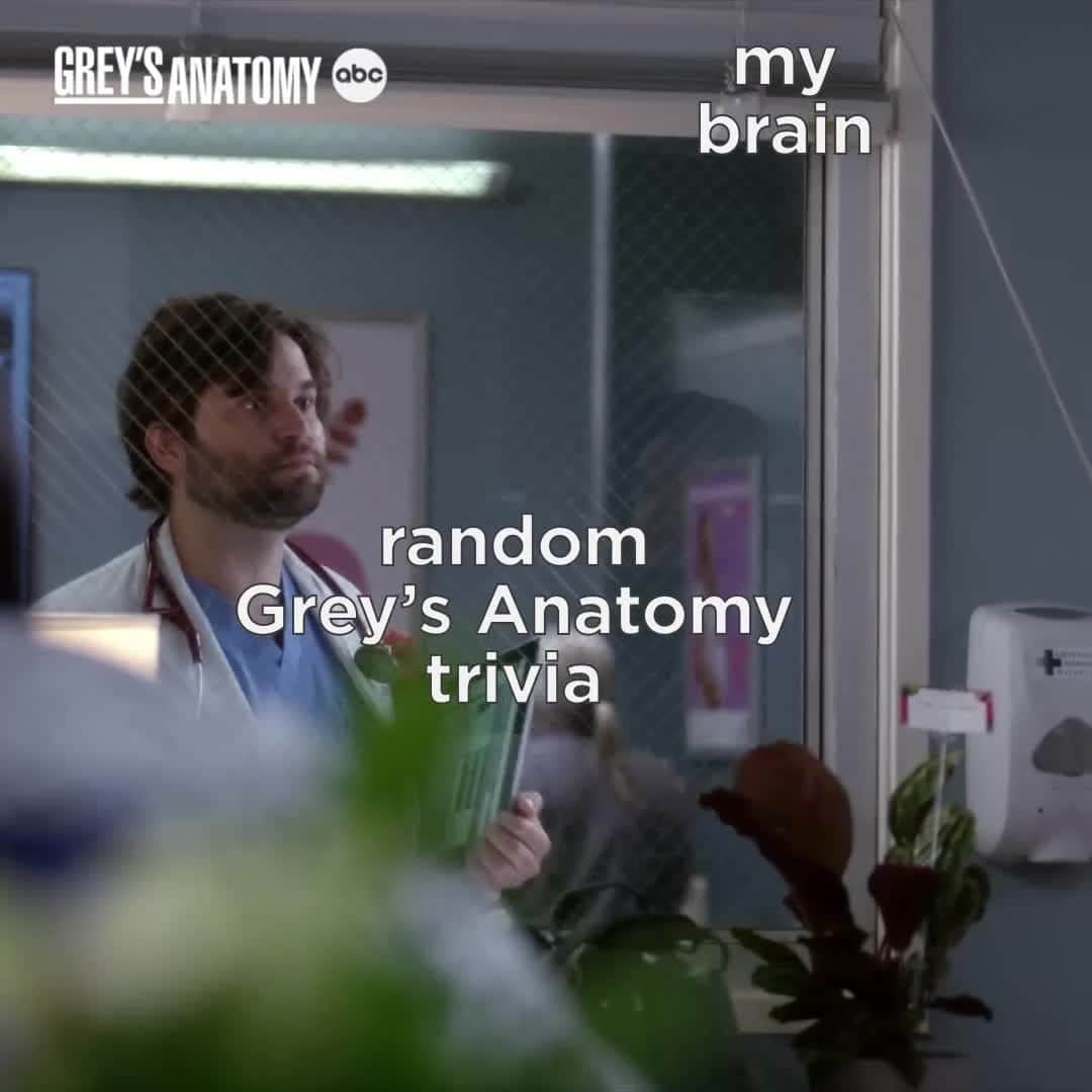 Grey's Anatomyのインスタグラム：「That's what happens when you rewatch the episodes 1582028 times. 🤪」