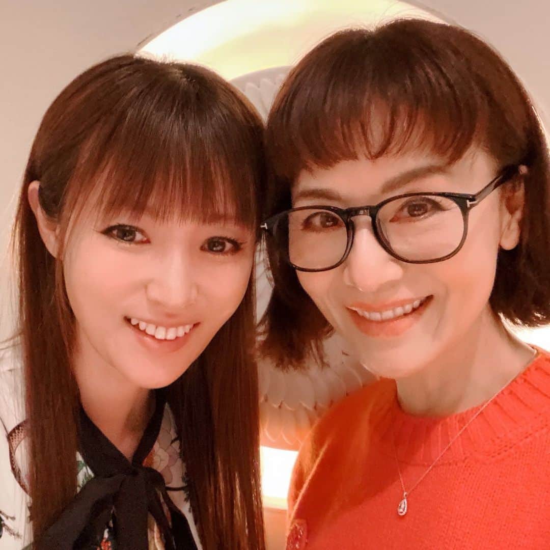 深田恭子のインスタグラム：「大好きな大地真央様とお食事に行く夢が叶いました♥️ 沢山の貴重なお話や楽しいお話ができて幸せな時間でした💕 またお会いできる日が楽しみです🍓」
