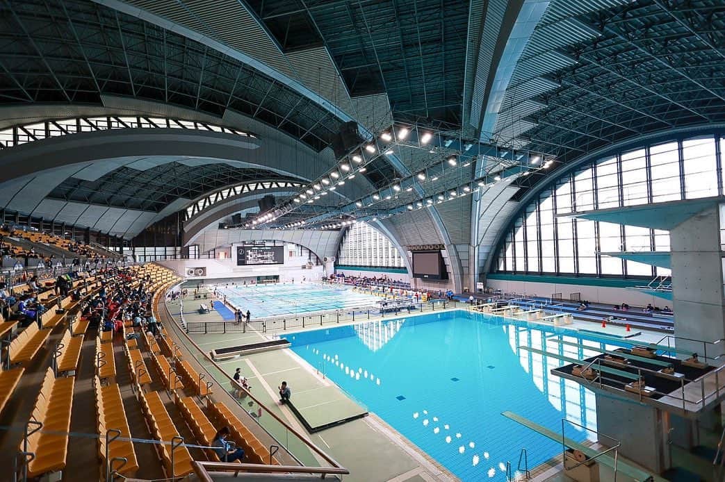 白井璃緒のインスタグラム：「東京辰巳国際水泳場」