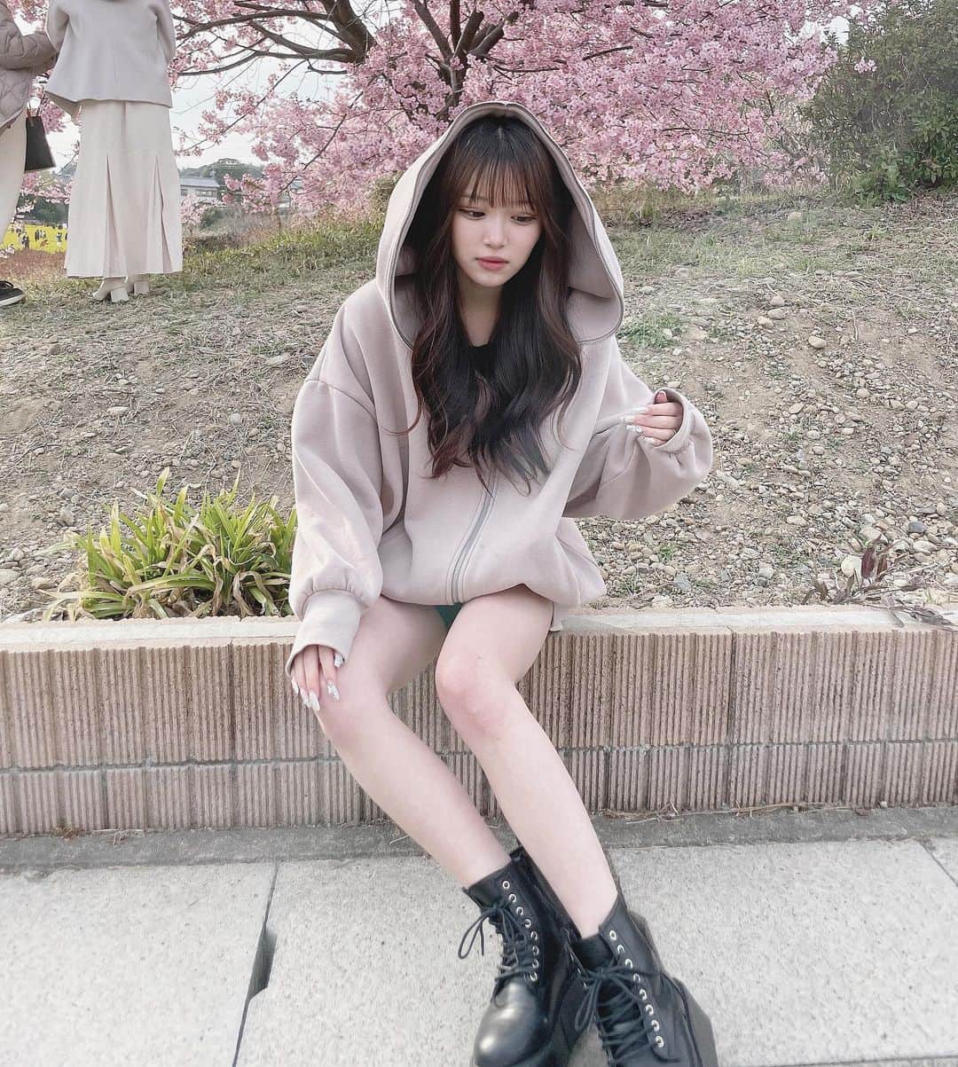 平野夢来（ゆぴぴ）さんのインスタグラム写真 - (平野夢来（ゆぴぴ）Instagram)「. . . 久しぶりに地元帰って桜見てきたの~ とっても綺麗だったｯｯ‼︎❤︎❤︎ . . お洋服はストーリーでタグ付けしてます＾＾」3月4日 17時21分 - __s2.yu_