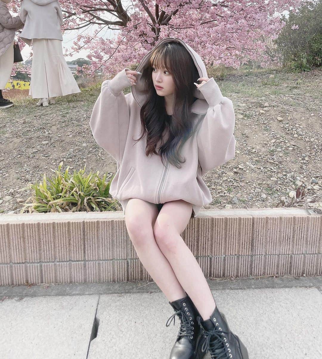平野夢来（ゆぴぴ）さんのインスタグラム写真 - (平野夢来（ゆぴぴ）Instagram)「. . . 久しぶりに地元帰って桜見てきたの~ とっても綺麗だったｯｯ‼︎❤︎❤︎ . . お洋服はストーリーでタグ付けしてます＾＾」3月4日 17時21分 - __s2.yu_