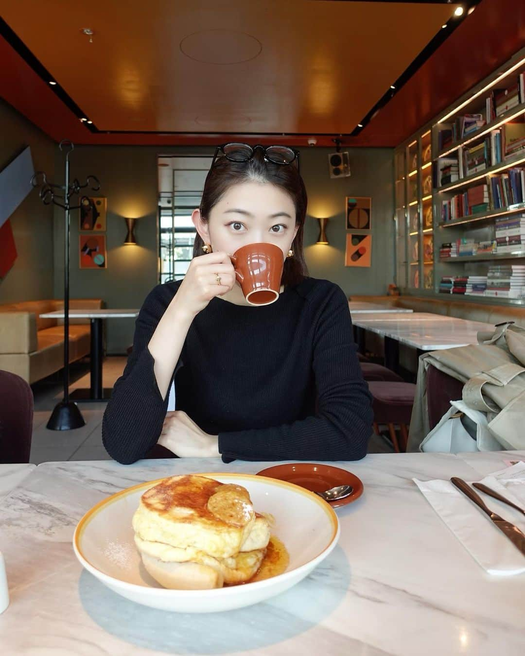 田辺かほさんのインスタグラム写真 - (田辺かほInstagram)「. 美穂ちゃんとbillsでランチ🥞🍽 天使にもやっとあえて嬉しすぎた👶🏻🤍 @sgmt_miho  @billsjapan」3月4日 17時59分 - kaho__tanabe