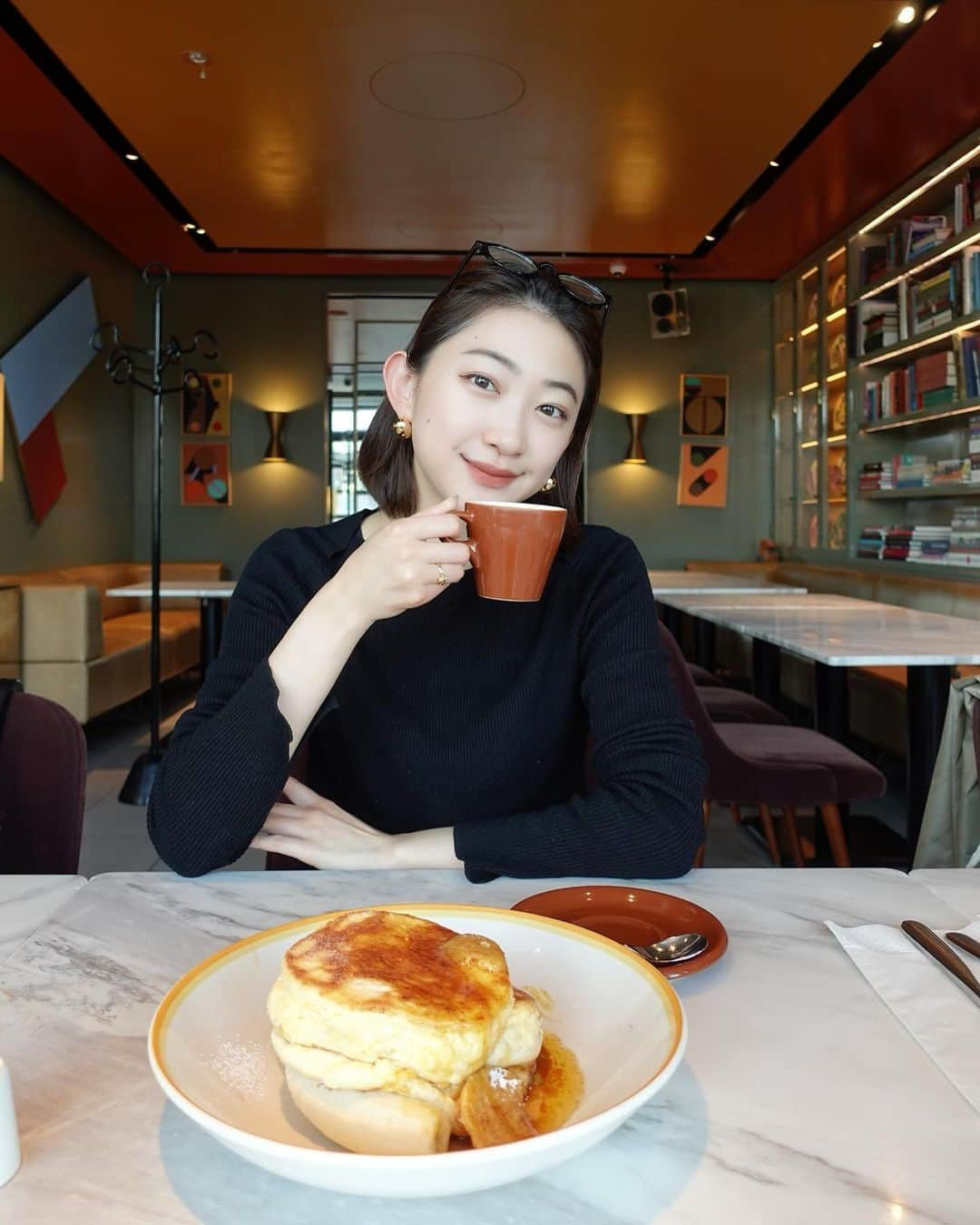 田辺かほさんのインスタグラム写真 - (田辺かほInstagram)「. 美穂ちゃんとbillsでランチ🥞🍽 天使にもやっとあえて嬉しすぎた👶🏻🤍 @sgmt_miho  @billsjapan」3月4日 17時59分 - kaho__tanabe