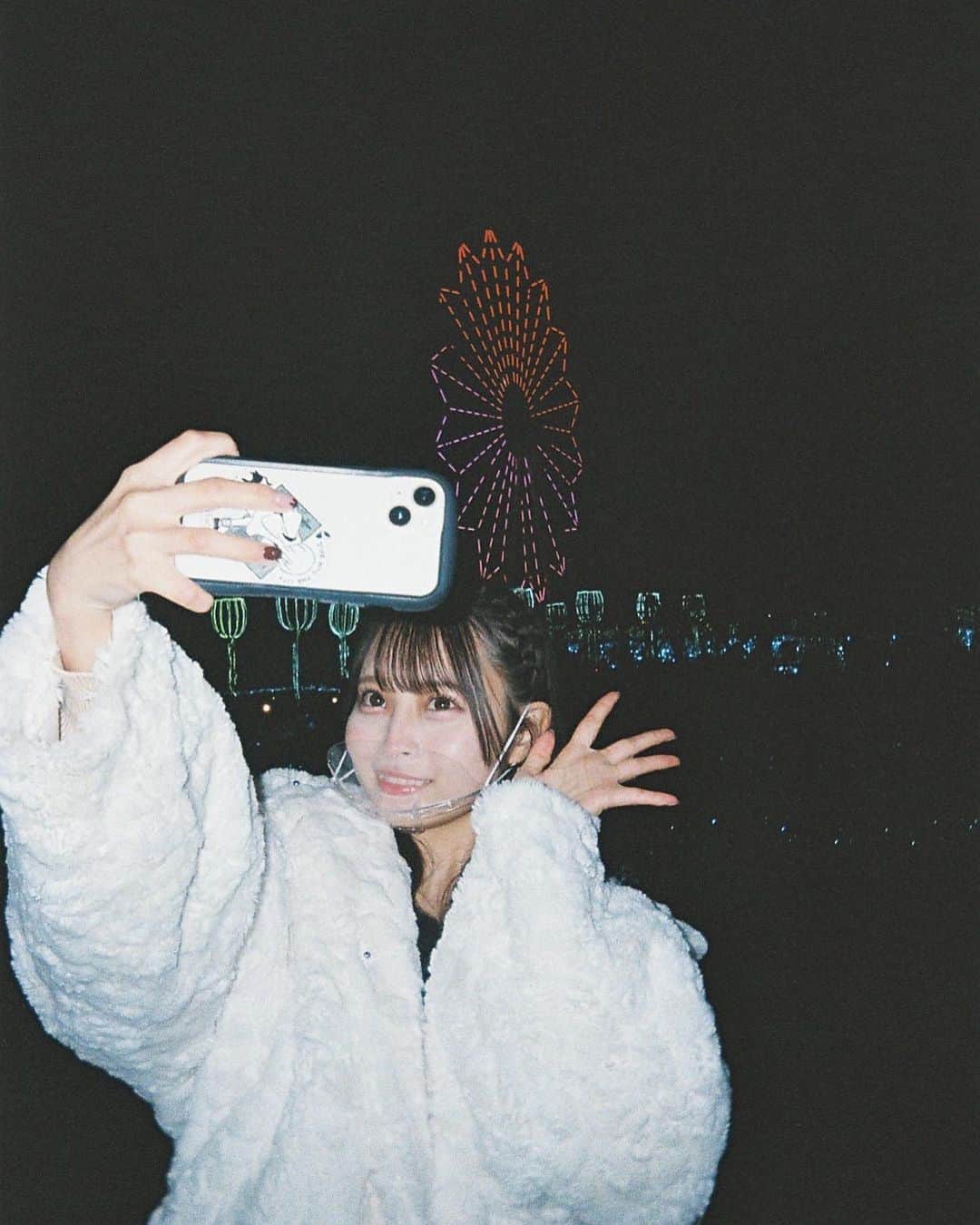 竹本くるみのインスタグラム：「わかにゃんcamera📷🐱  ハウステンボス楽しかったな~~😌   #ハウステンボス  #ハウステンボスイルミネーション  #hkt48  #竹本くるみ」