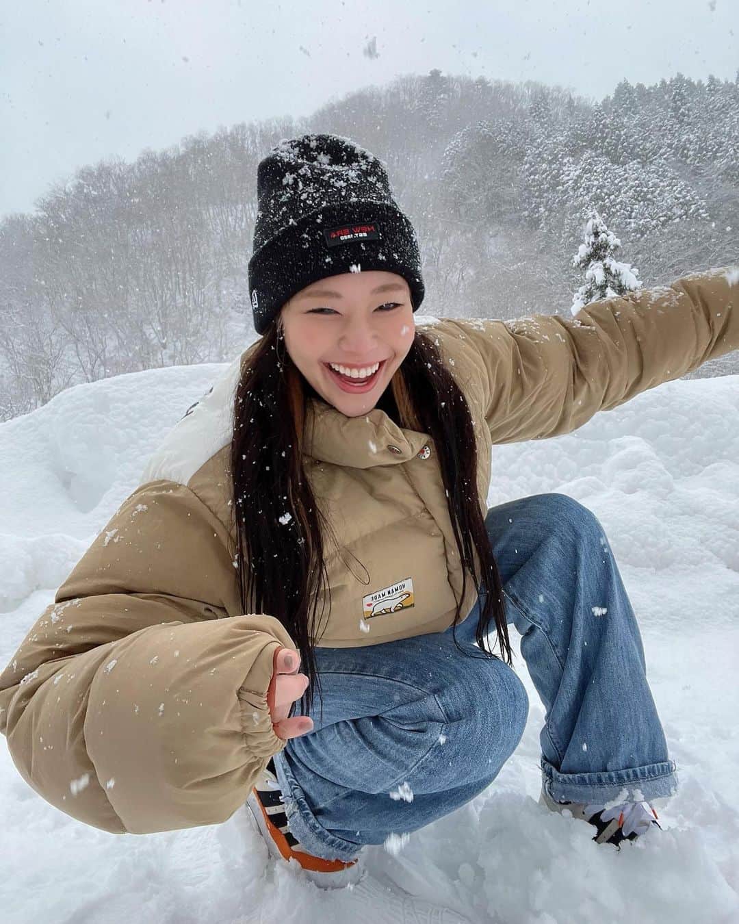 希帆さんのインスタグラム写真 - (希帆Instagram)「ゆきぃぃぃ☃️❄️❄️✨ 雪を見ると少年に戻ったかのようにはしゃぎます👦🏻🫶 大雪の中の鳥取旅楽しかったなぁ🤍」3月4日 20時53分 - k_i_h_o_