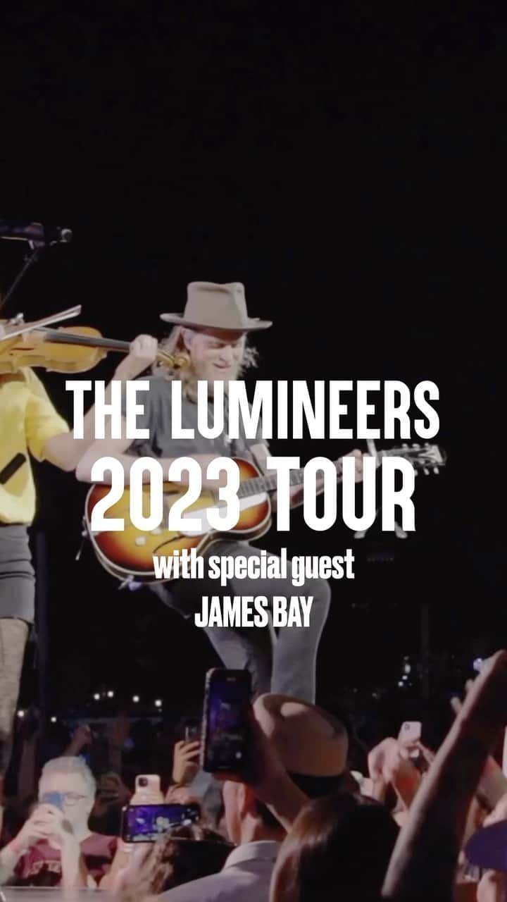 The Lumineersのインスタグラム：「2023 Tour coming to a city near you soon! Tickets on sale 3.10 🚙🤘🏼」