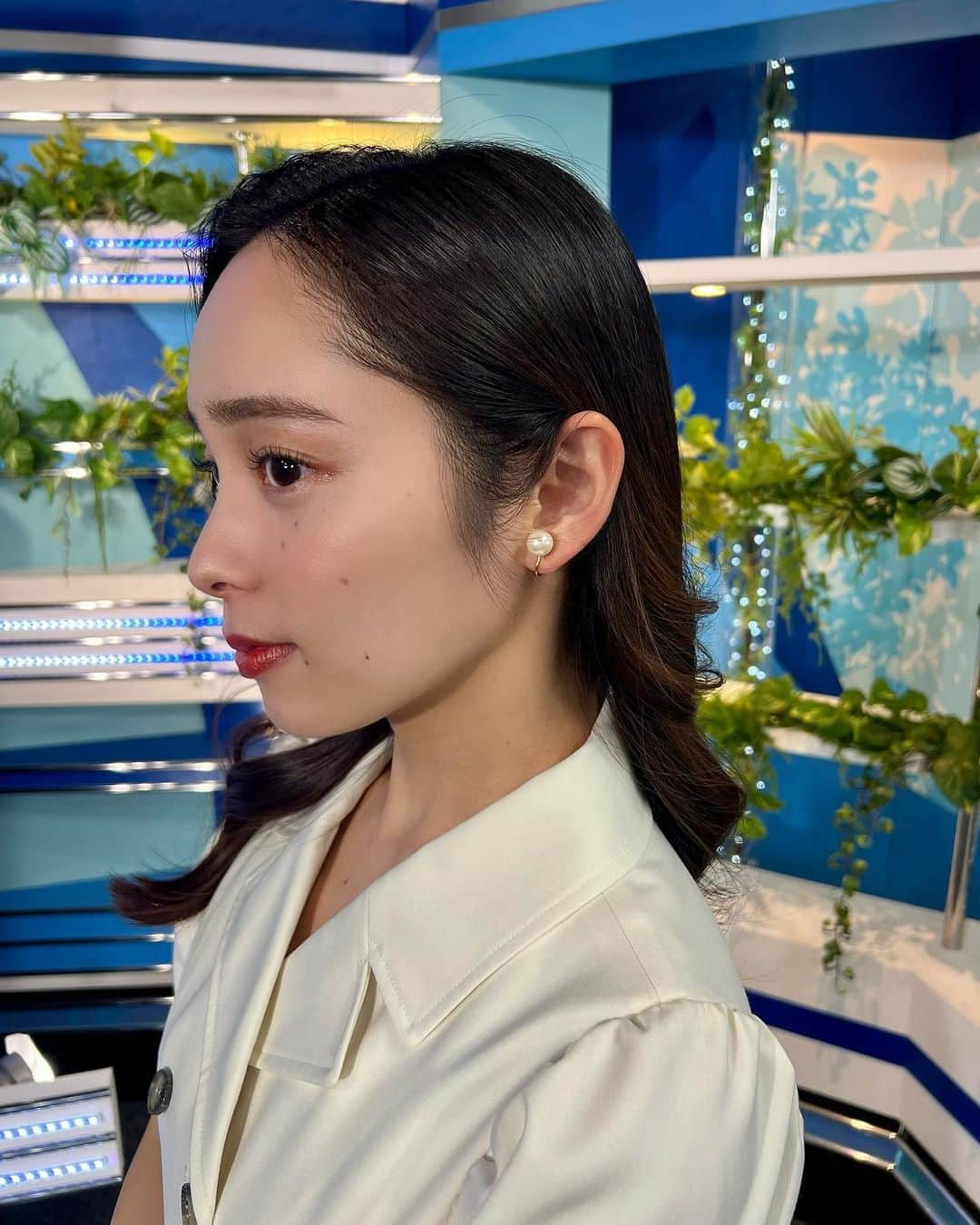 のインスタグラム：「［衣装提供💎］ OSEWAYA(@osewaya_official )さん 可愛らしいパールのイヤリングをありがとうございました✨」