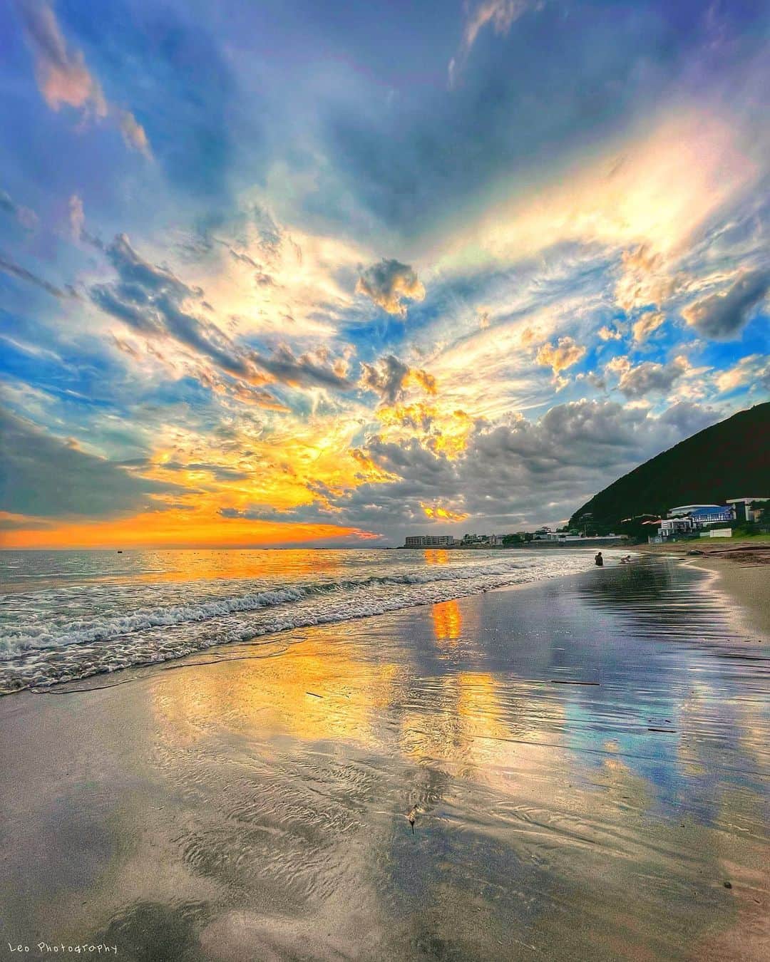 leo7000のインスタグラム：「久しぶりの夕景🌅🌄 陽も伸びて温かくなりました‼️ そろそろ桜が楽しみですね😄🌸✨」